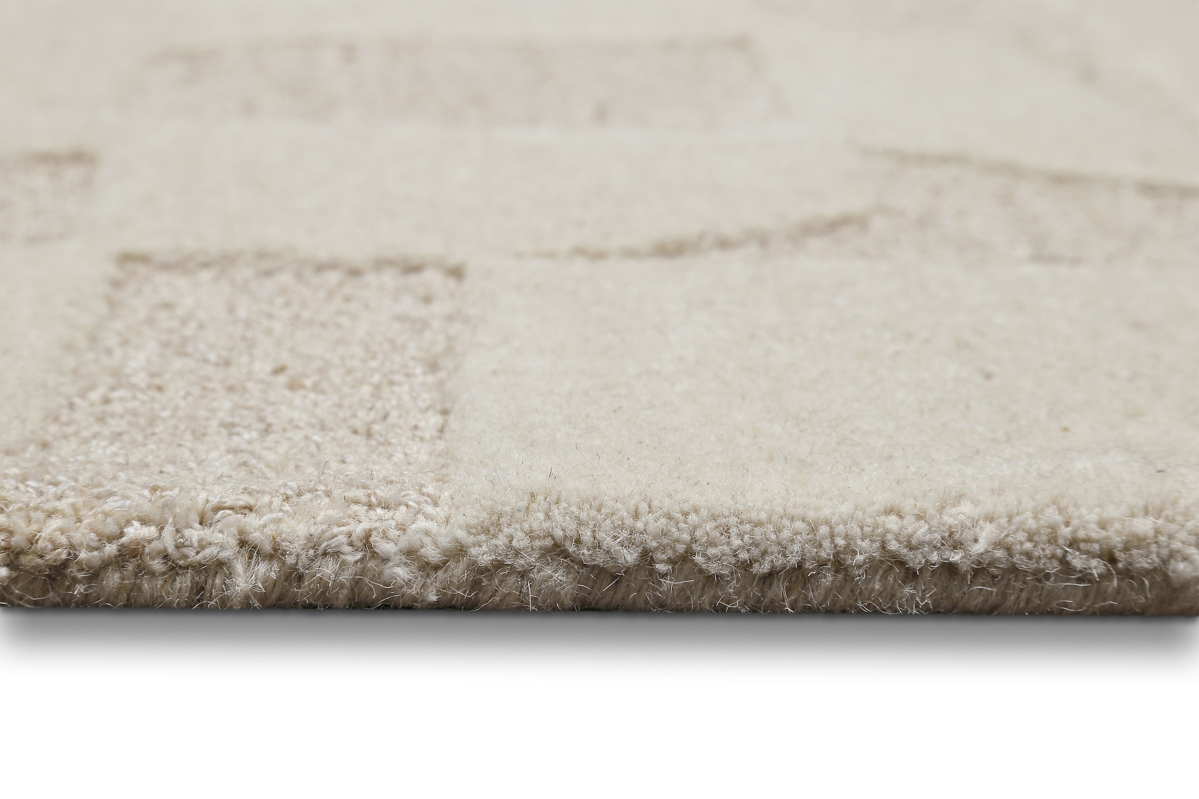 Wecon home Teppich »Ocean State« rechteckig 10 mm Höhe handgefertigt, gemustert, pflegeleicht, Wolle, Wohnzimmer, Esszimmer