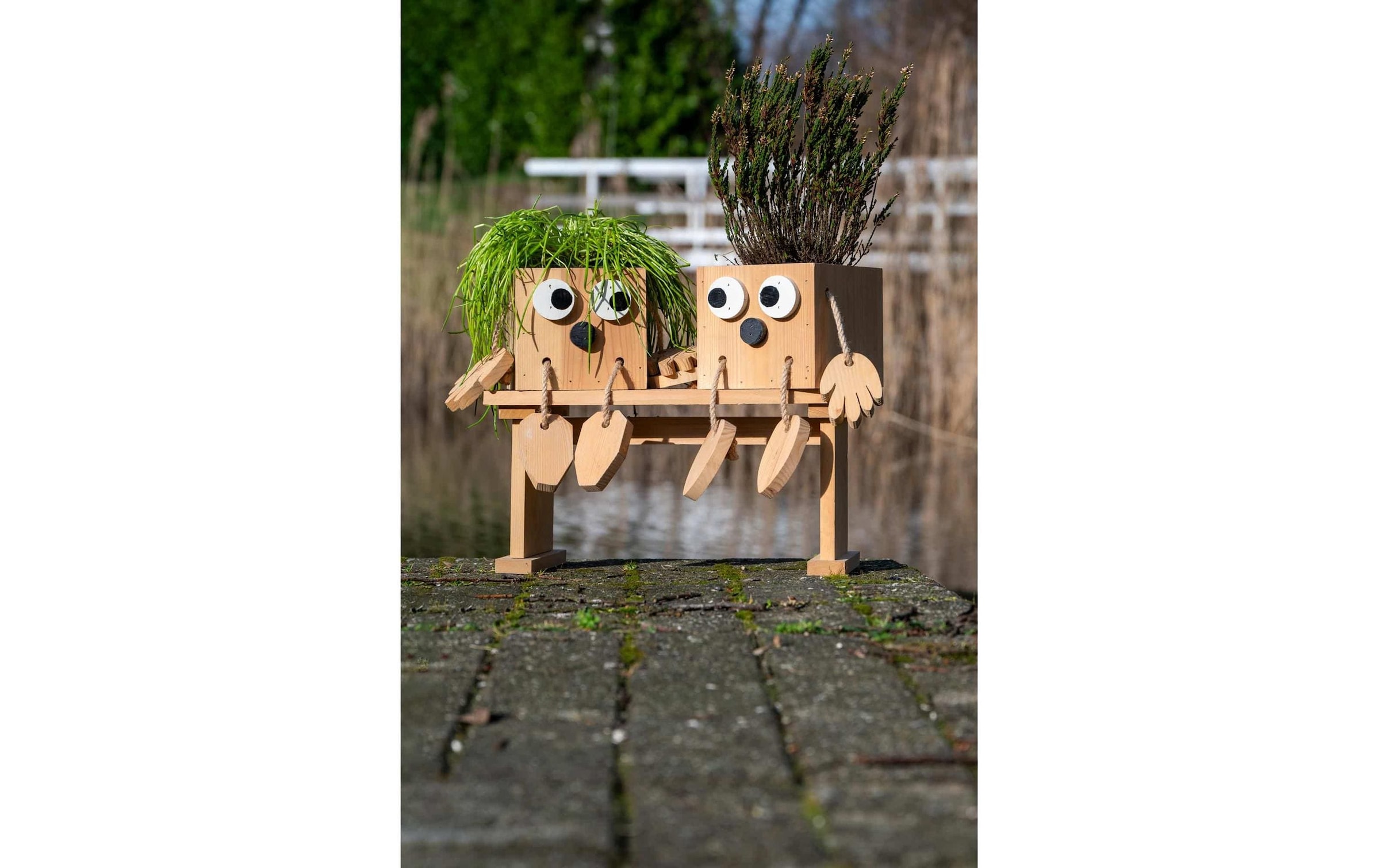 dobar Lit surélevé »Kräuterschwestern «Laura & Lisa»«