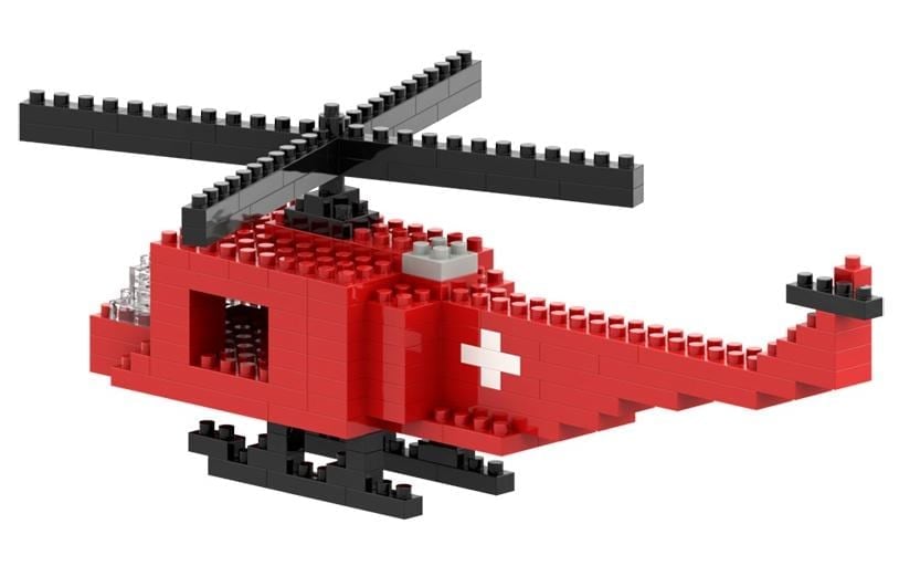 Brixies Spielbausteine »BRIXIES Bausteine Schweizer Helikop«
