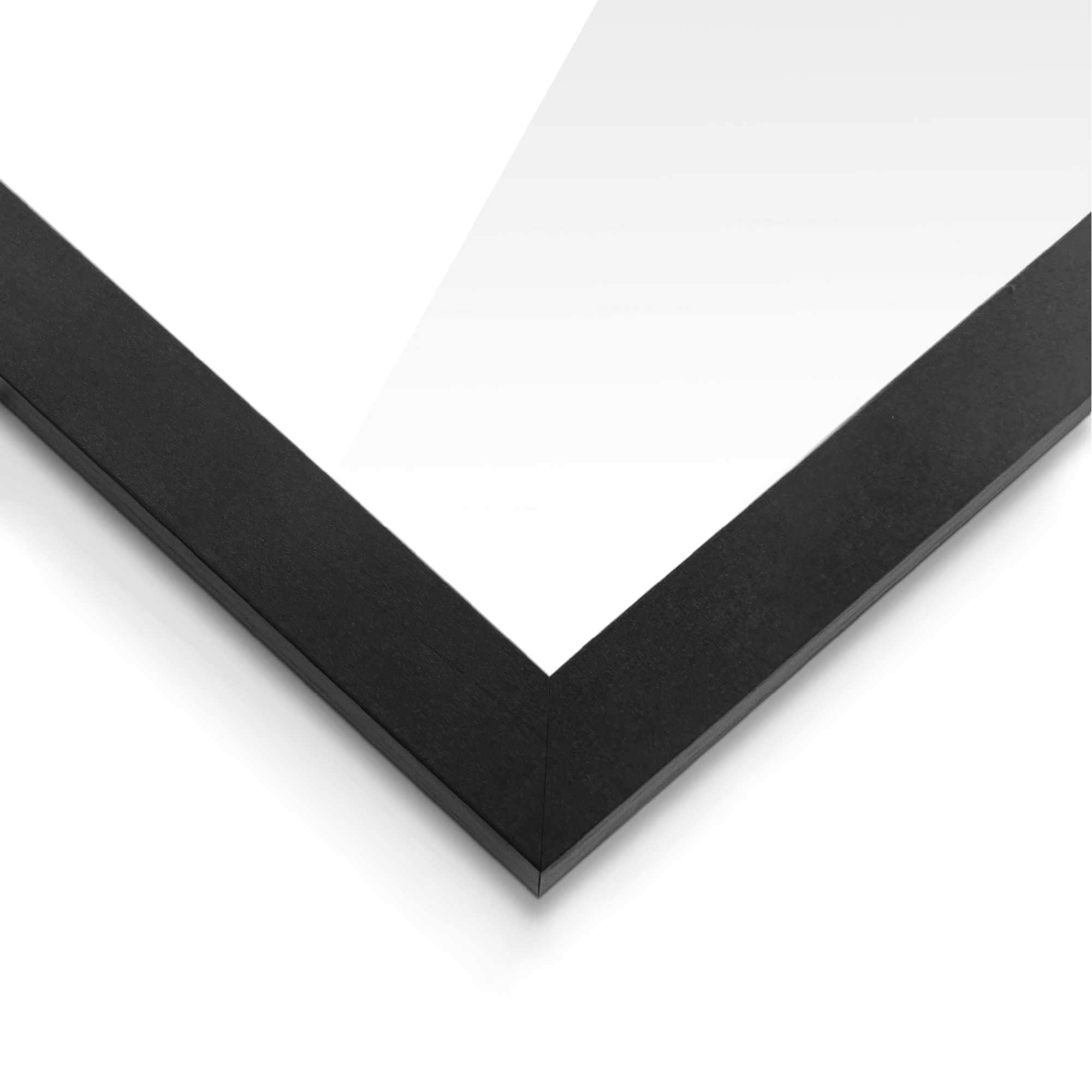 Reinders! Cadre photo »Poster 50x70 schwarz« 1 cuis tlg. Wohnzimmer - Schwarz - MDF - Kein Thema - 53,5x73,5 cm