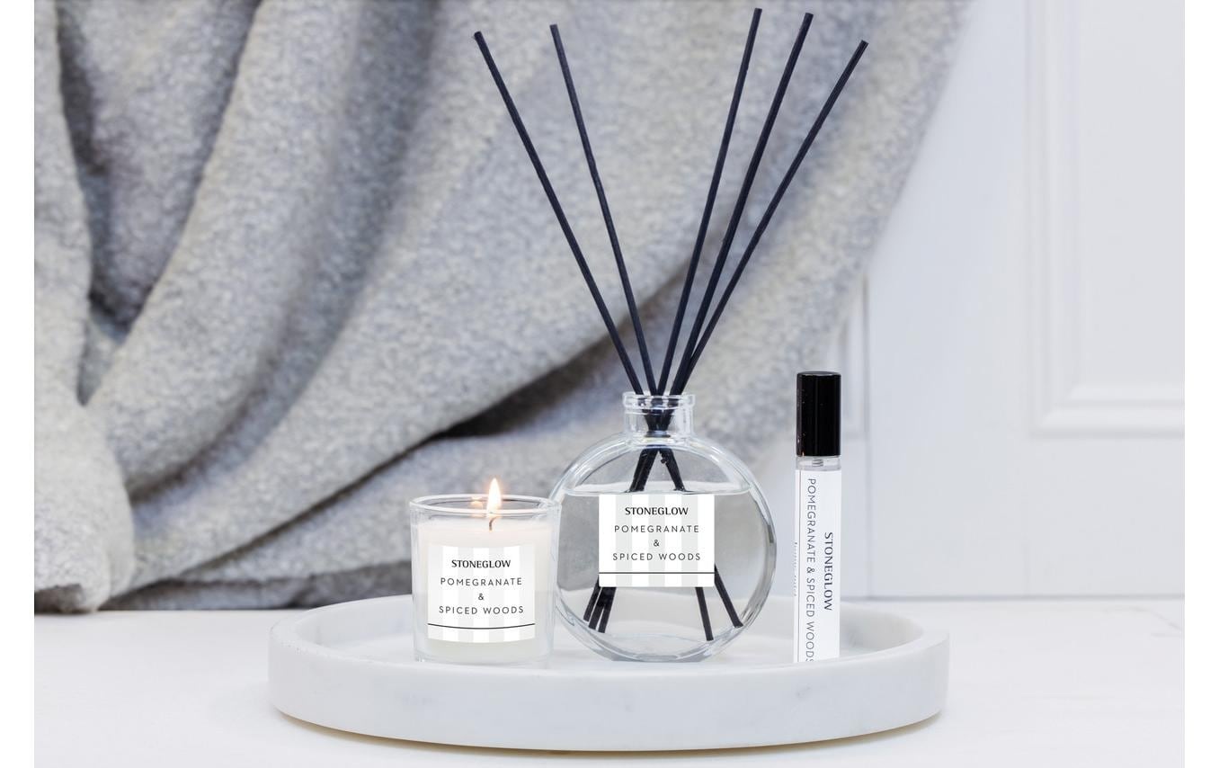 Stoneglow Parfum d'ambiance »Pomeganate & Spice Woods 3-teilig, 120 ml«