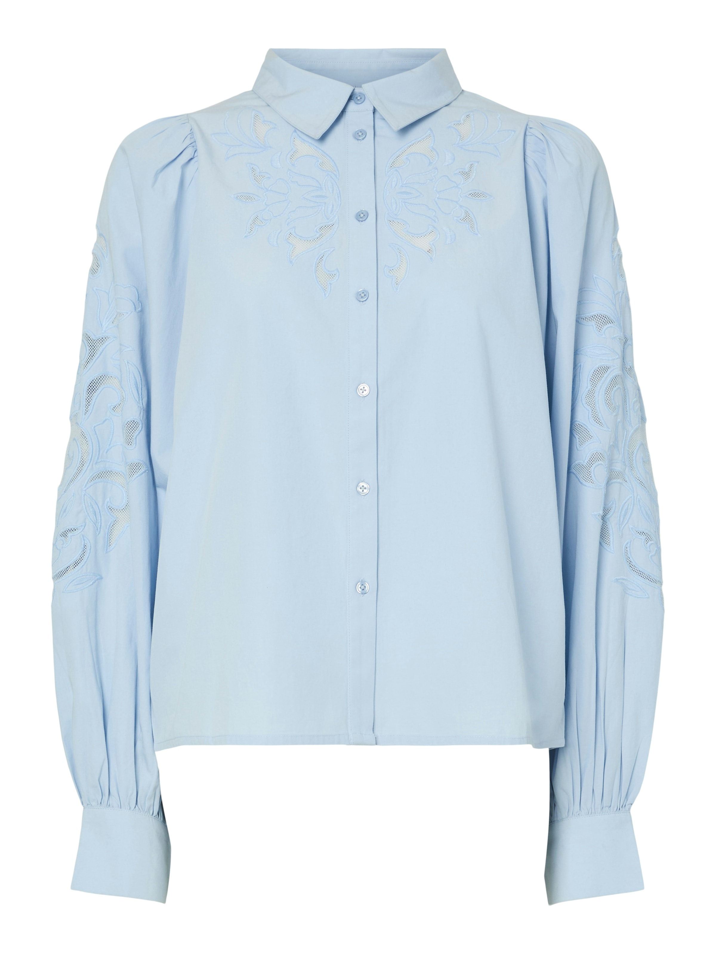 Y.A.S Spitzenbluse »YASZIMIA LS SHIRT S. NOOS«