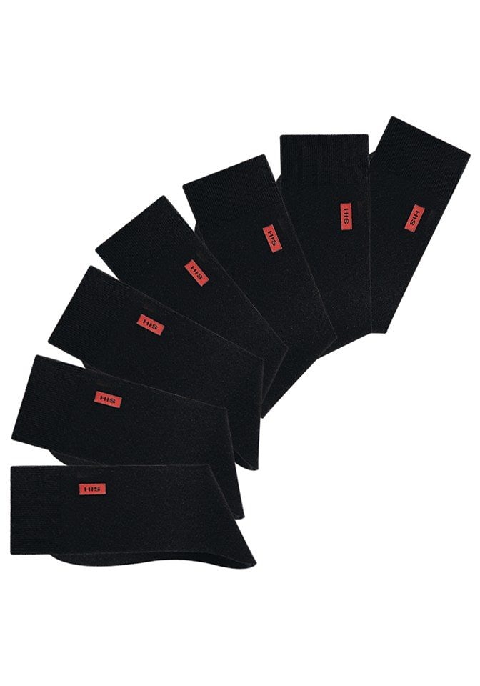H.I.S Chaussettes basiques Packung, 7 cuis tlg. in angenehmer Baumwollqualität