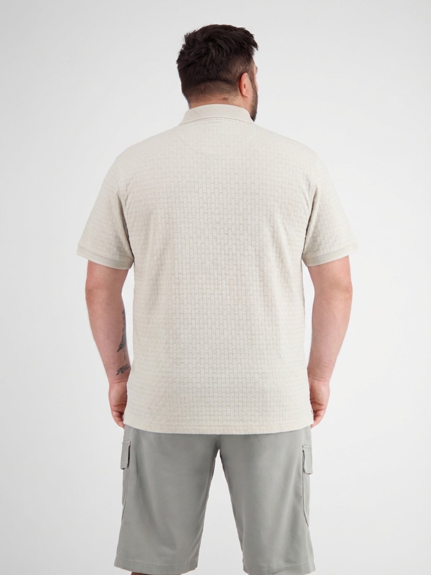 LERROS Poloshirt »Poloshirt mit Reissverschlusskragen, grosse Grössen«