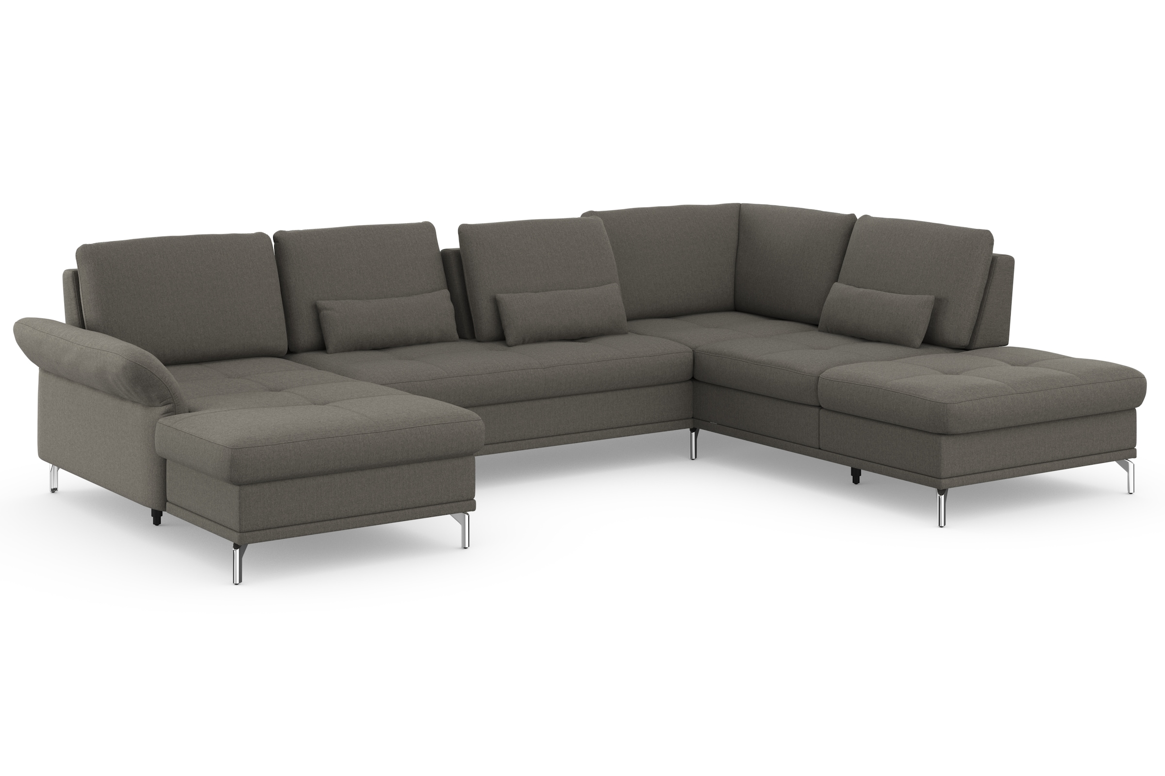 INOSIGN Wohnlandschaft »Palm Beach U-Form« Federkern, mit Sitztiefenverstellung, wahlweise mit Bettfunktion