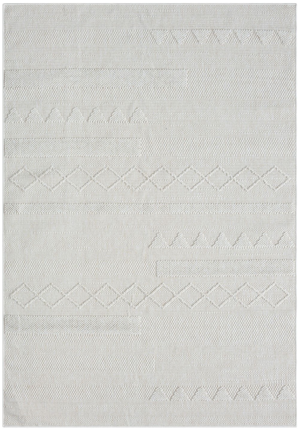 Myflair Möbel & Accessoires Teppich »Silly, LAGERRÄUMUNG!« rechteckig 8 mm Höhe Uni Farben, Hoch-Tief Effekt, Outdoor geeignet, Balkon, Terrasse