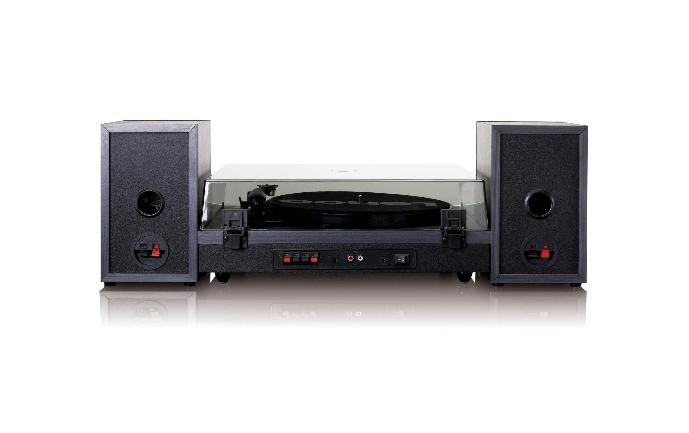 Lenco Plattenspieler »LS-300BK Plattenspieler mit ext. Lautsprechern«