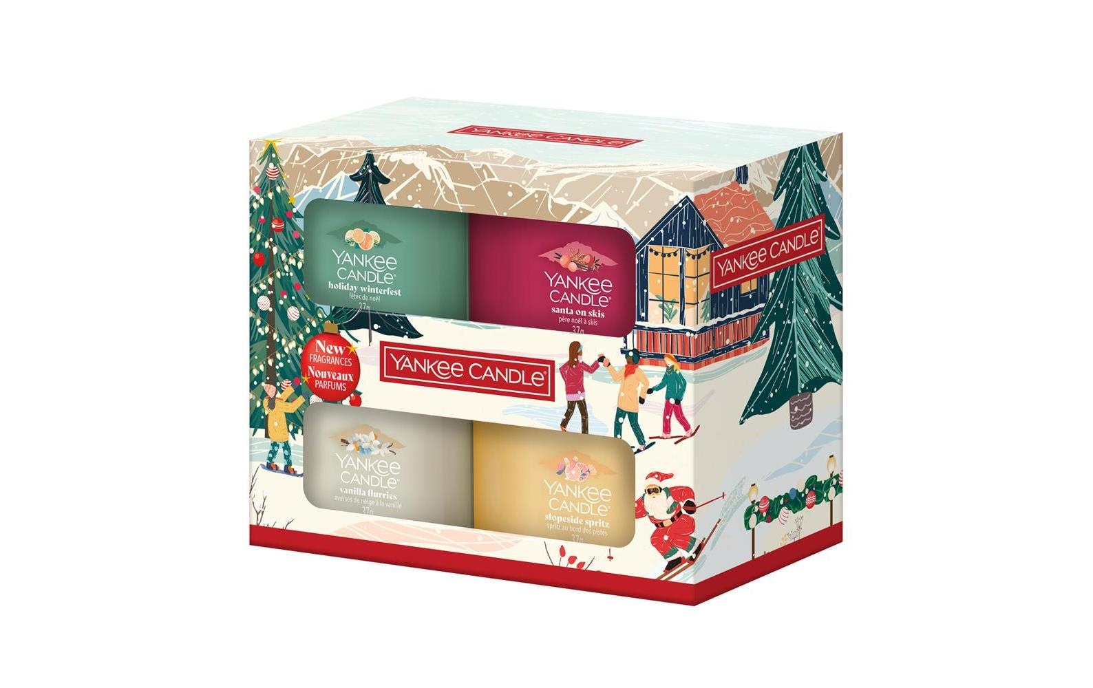 Yankee Candle Duftkerze »Set, Après Ski 4 x 37 g«