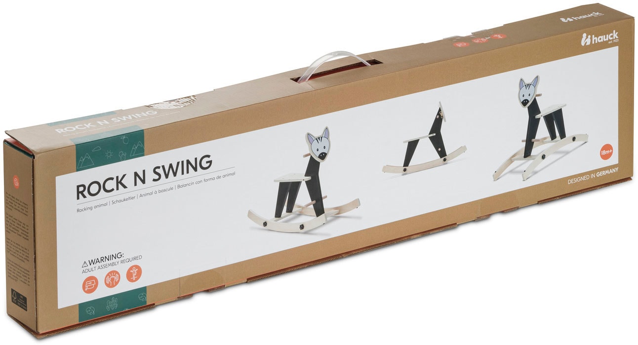 Hauck Animal à bascule »Rock N Swing Zebra« FSC® - schützt Wald
