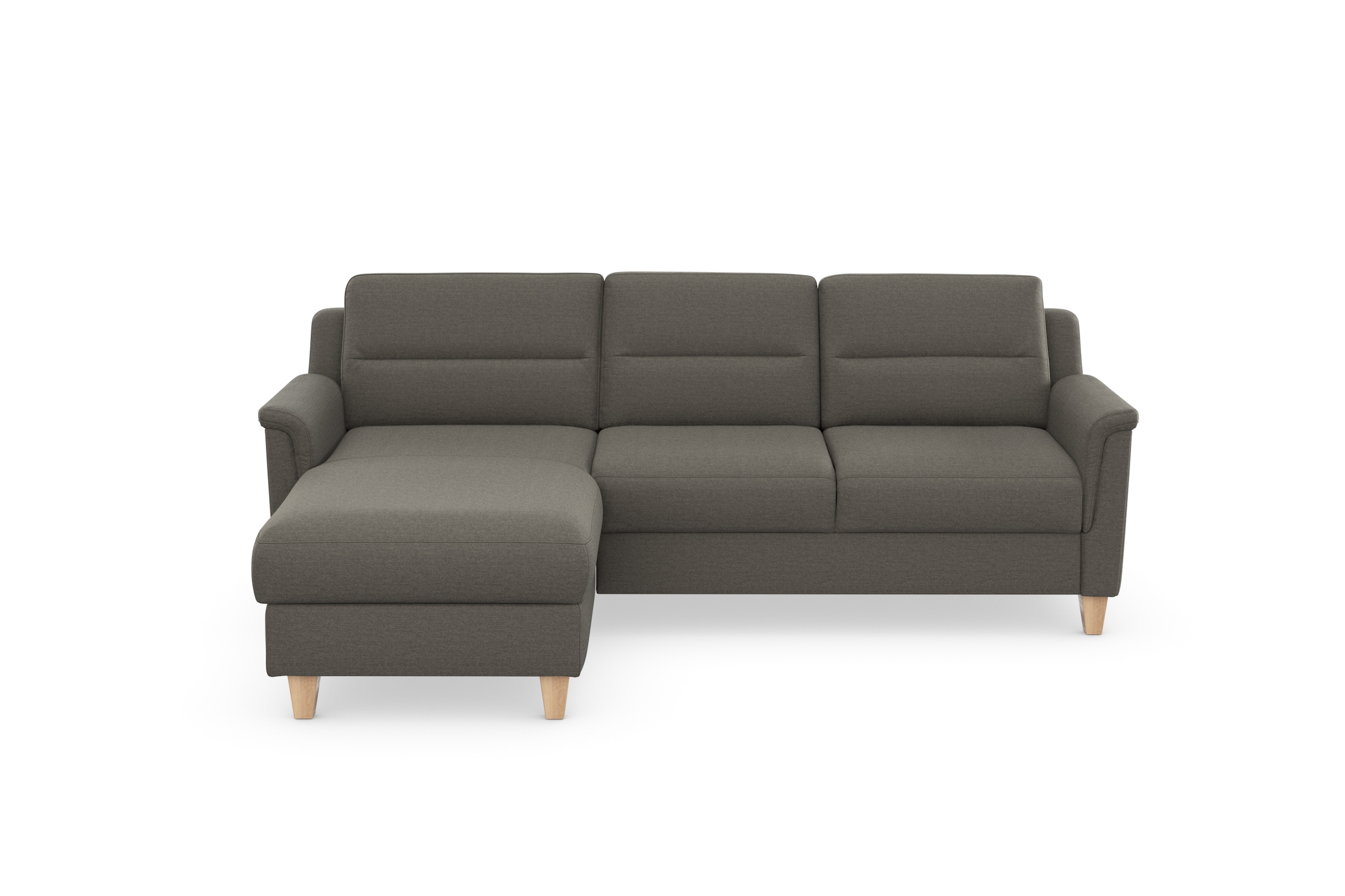 sit&more Canapé d'angle »Farö L-Form« comprend un ressort ensaché, option avec fonction lit et coffre de rangement