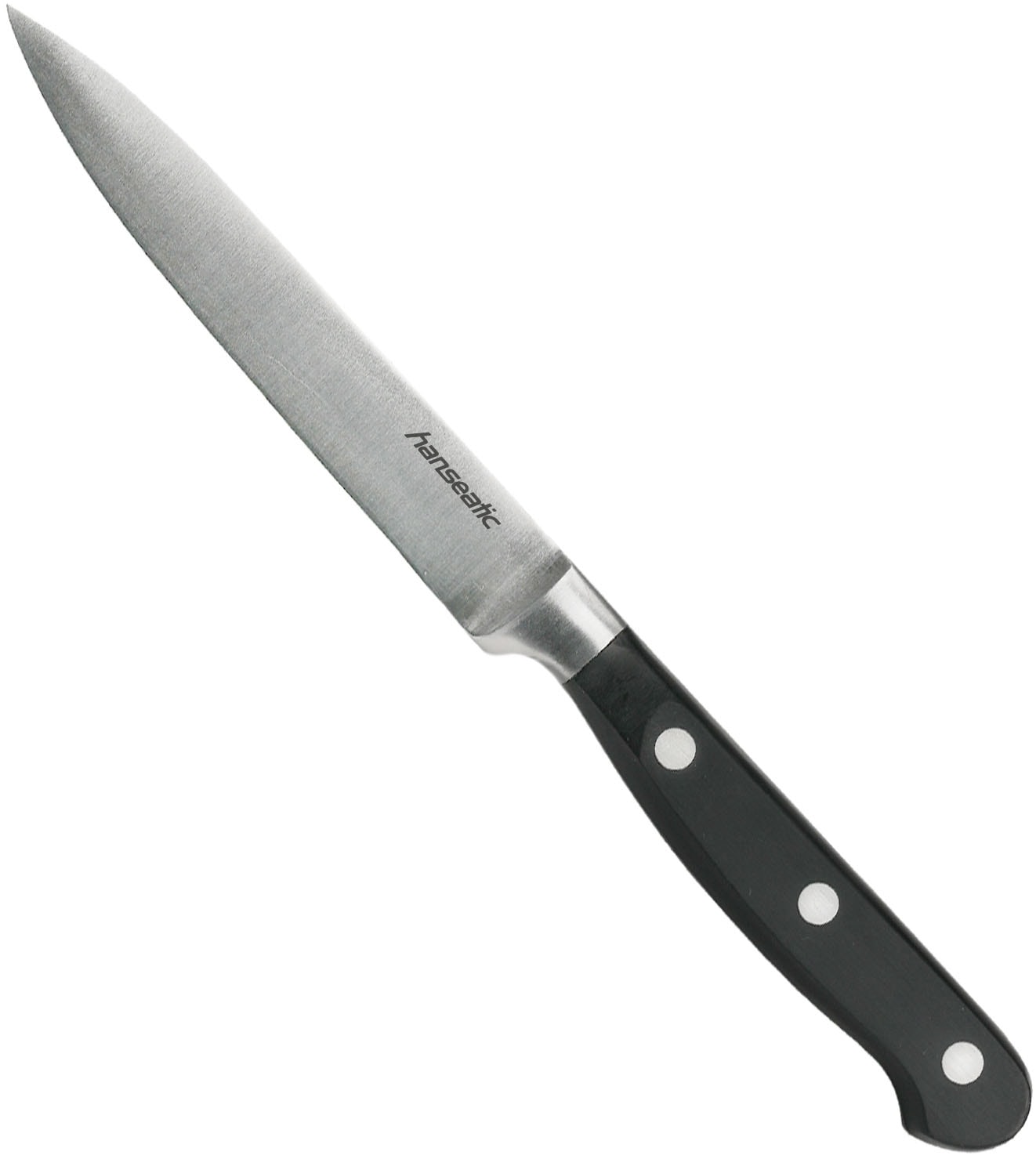 Hanseatic Sets de couteaux »hanseatic PREMIUM, 5-teilig« mit schwarzen Griffen, mit Nieten