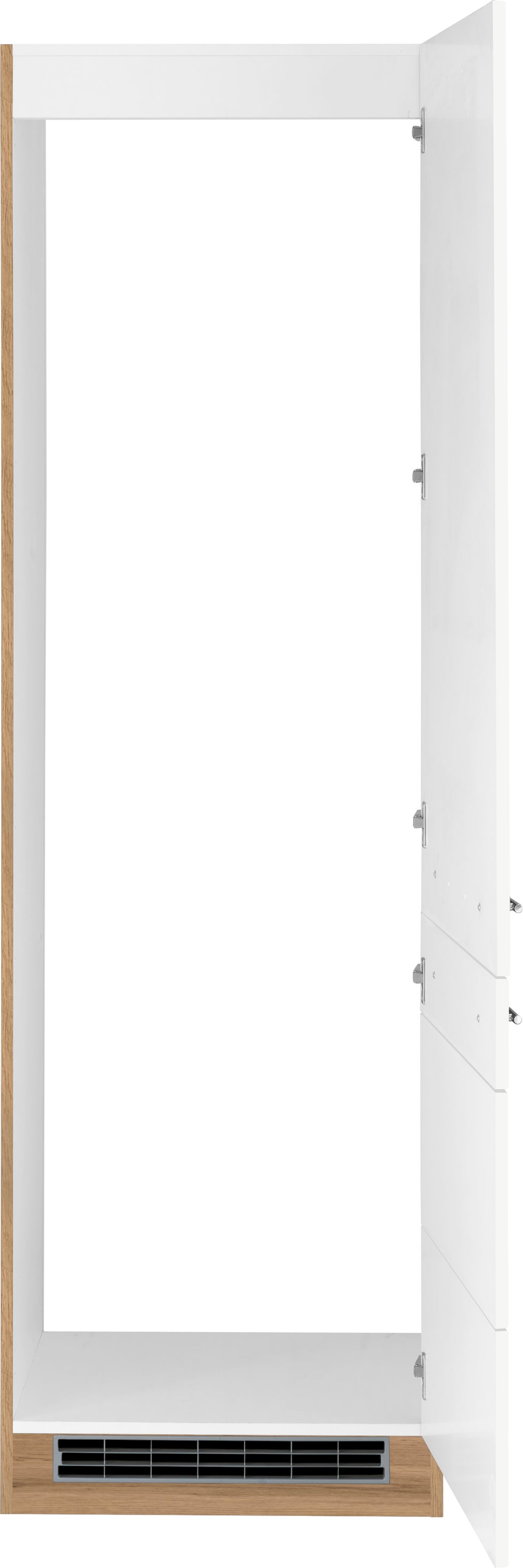 KOCHSTATION Armoire réfrigérée encastrable »KS-Wien« 60 cm de large, 200 cm de haut, adapté pour combiné réfrigérateur-congélateur encastrable