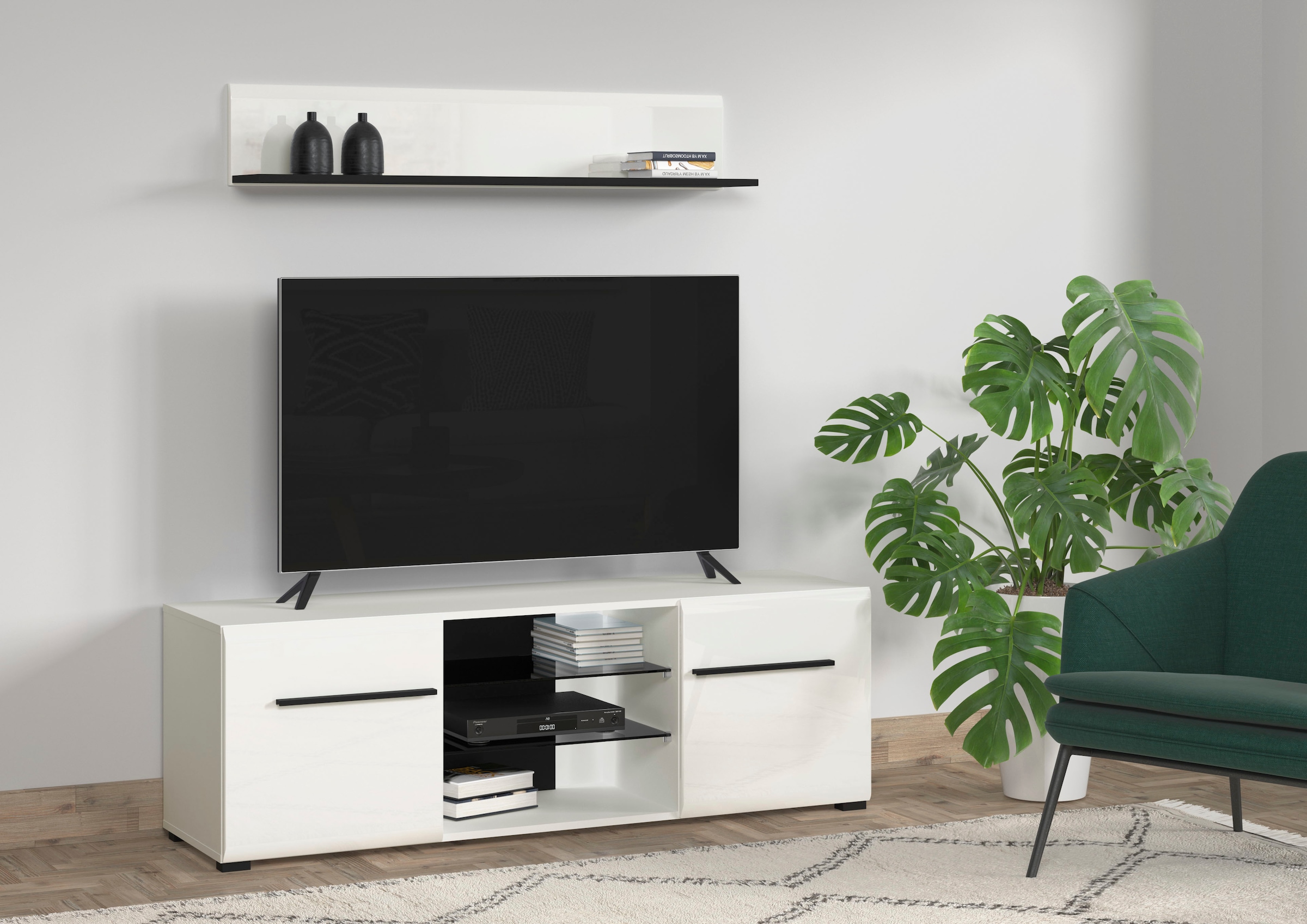 INOSIGN Table basse »Trentino« Kommode, Breite 150 cm, Hochglanzfronten