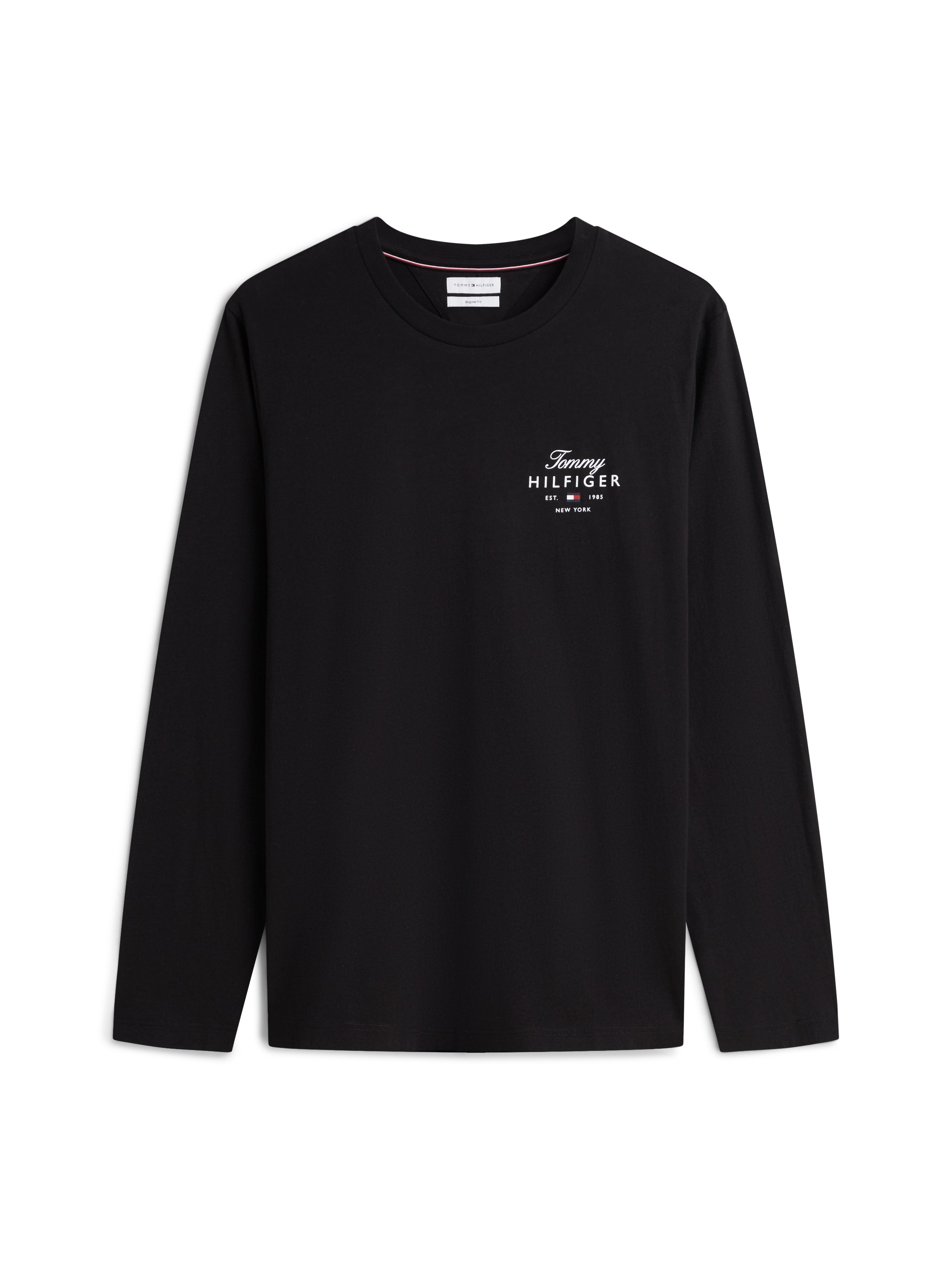 Tommy Hilfiger Langarmshirt »SCRIPT STACK LS REGULAR TEE«