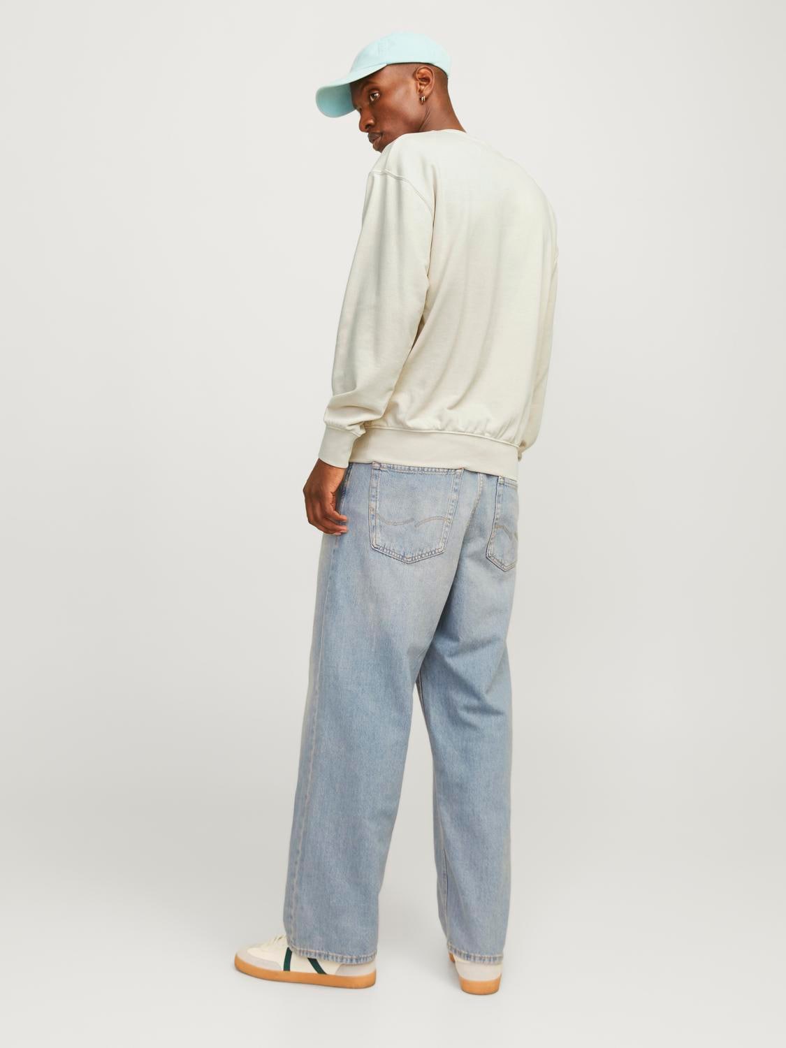 Jack & Jones Sweatshirt »JJECHARGE SWEAT CREW NECK NOOS« mit Rippbündchen