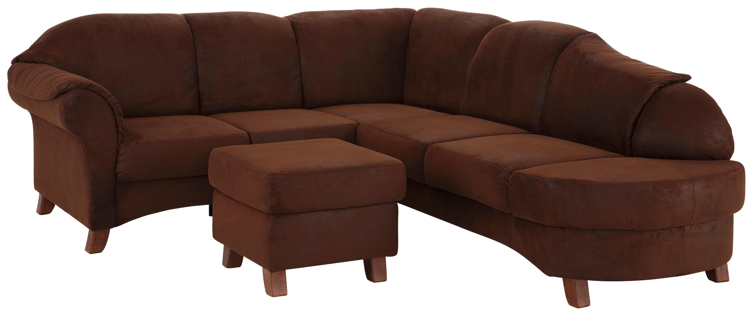 Home affaire Canapé d'angle »Mayfair L-Form« mit Federkern