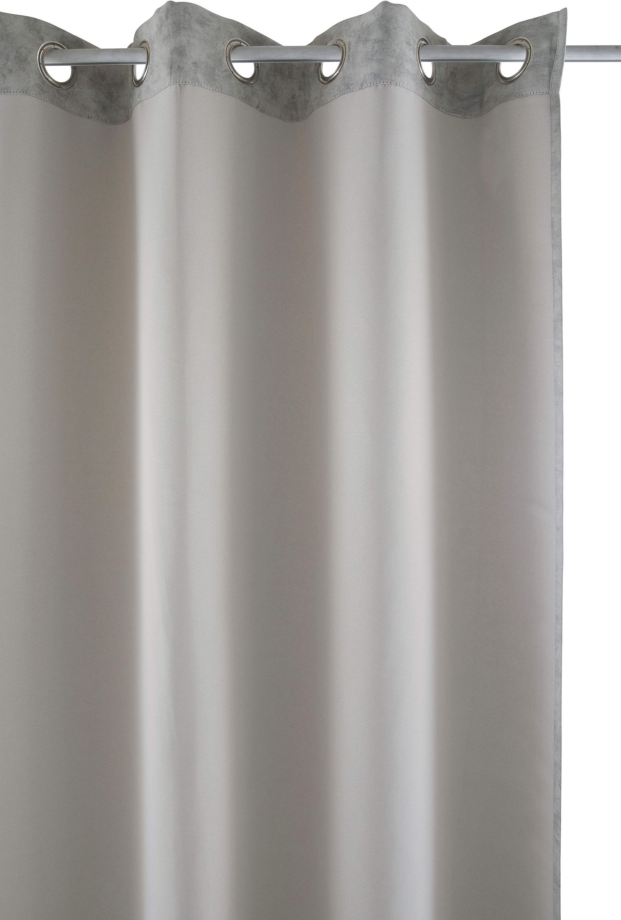 my home Vorhang »MARMOR« Ösen 1 Stk. tlg. blickdicht, monochrom, verschiedene Grössen