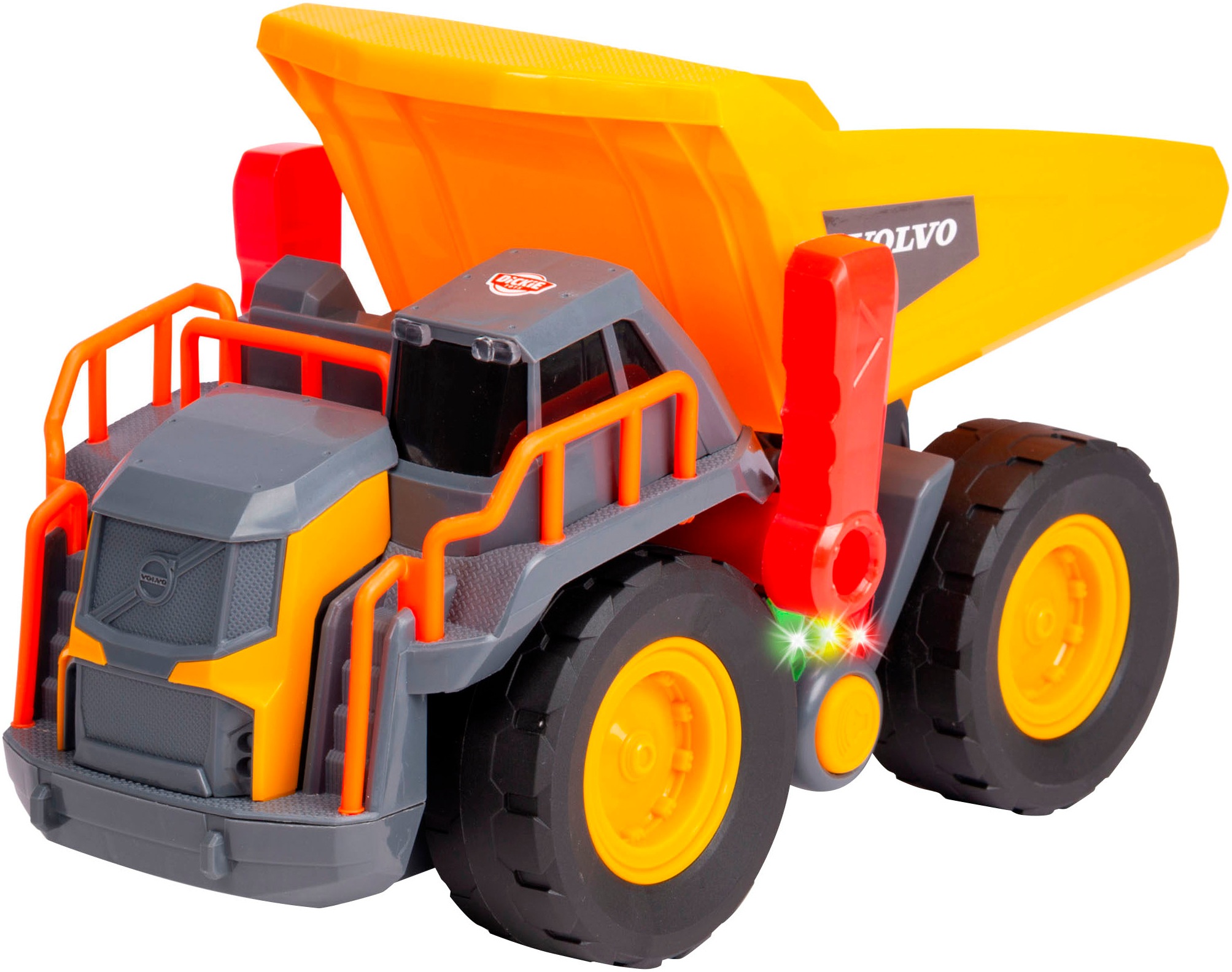 Dickie Toys Camion jouet »Volvo Power Dump Truck« mit Licht und Sound