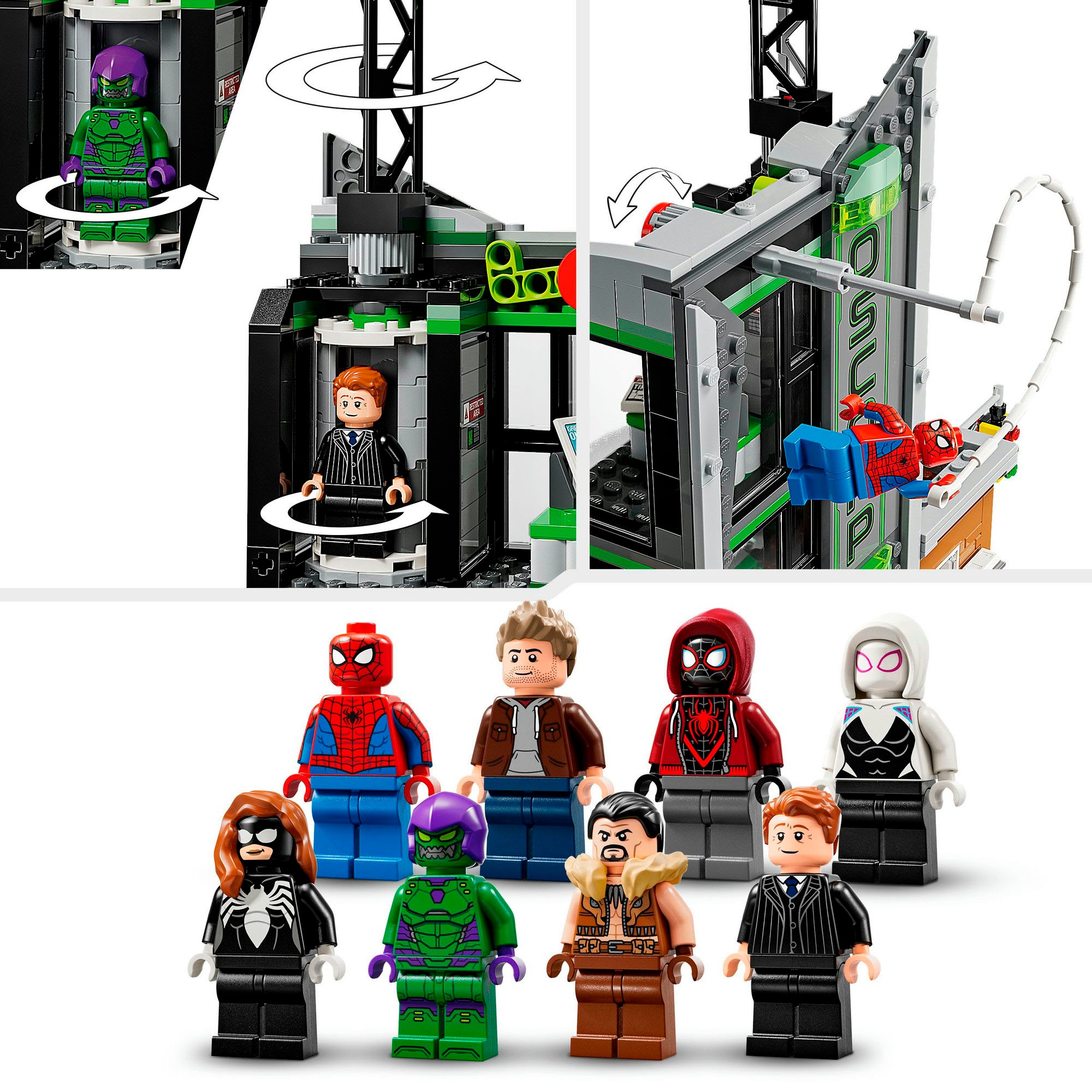 LEGO® Konstruktionsspielsteine »Spider-Man vs. Oscorp (76324), LEGO Super Heroes« Made in Europe