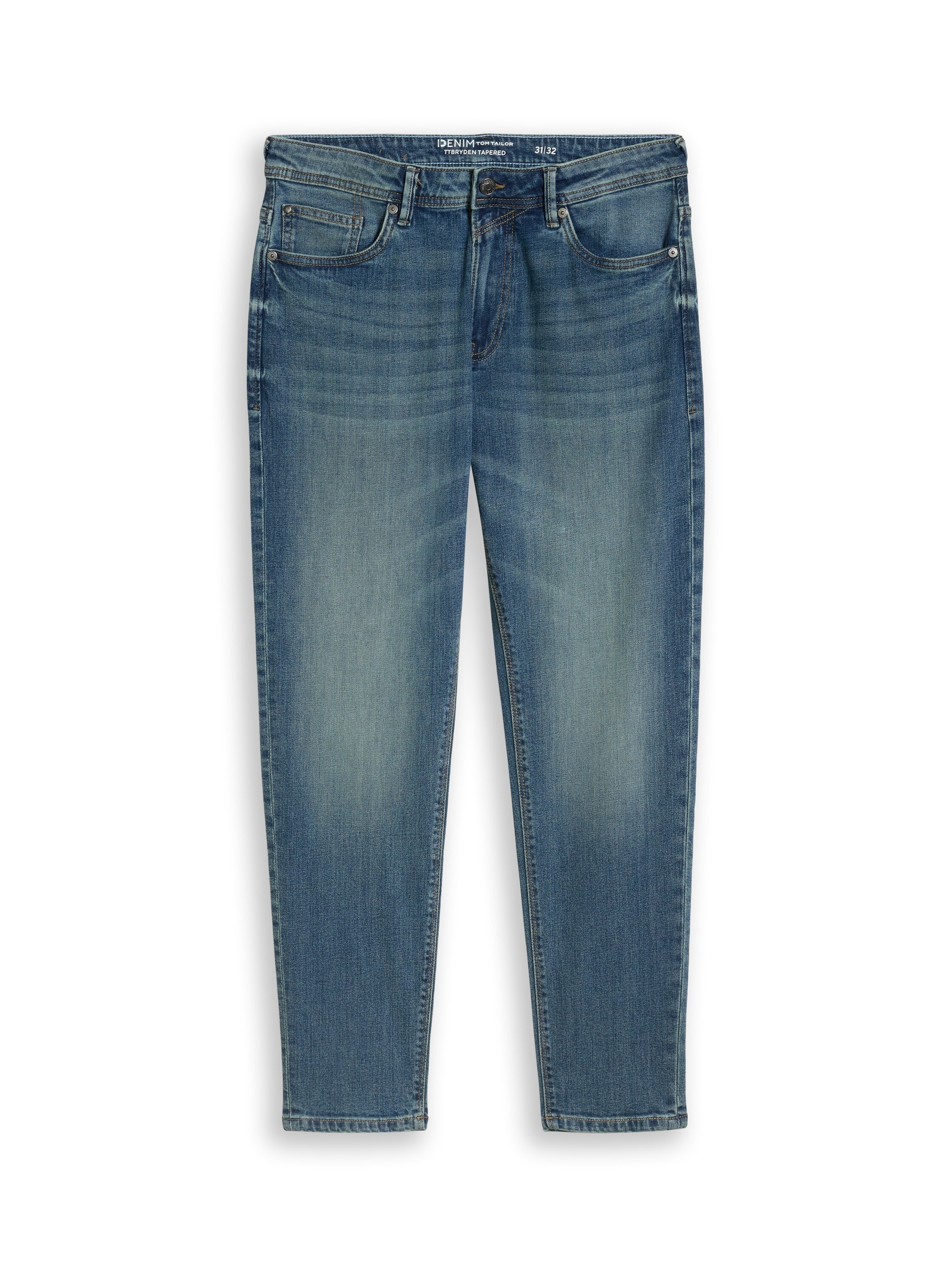 TOM TAILOR Denim Jeans confortables style 5 poches / jambes fuselées avec stretch