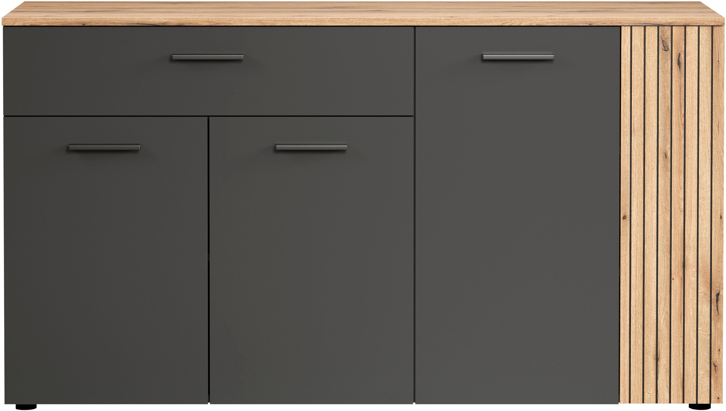 Home affaire Buffet »Estepona« 1 cuis tlg. commode, aspect panneau acoustique ; largeur 150 cm