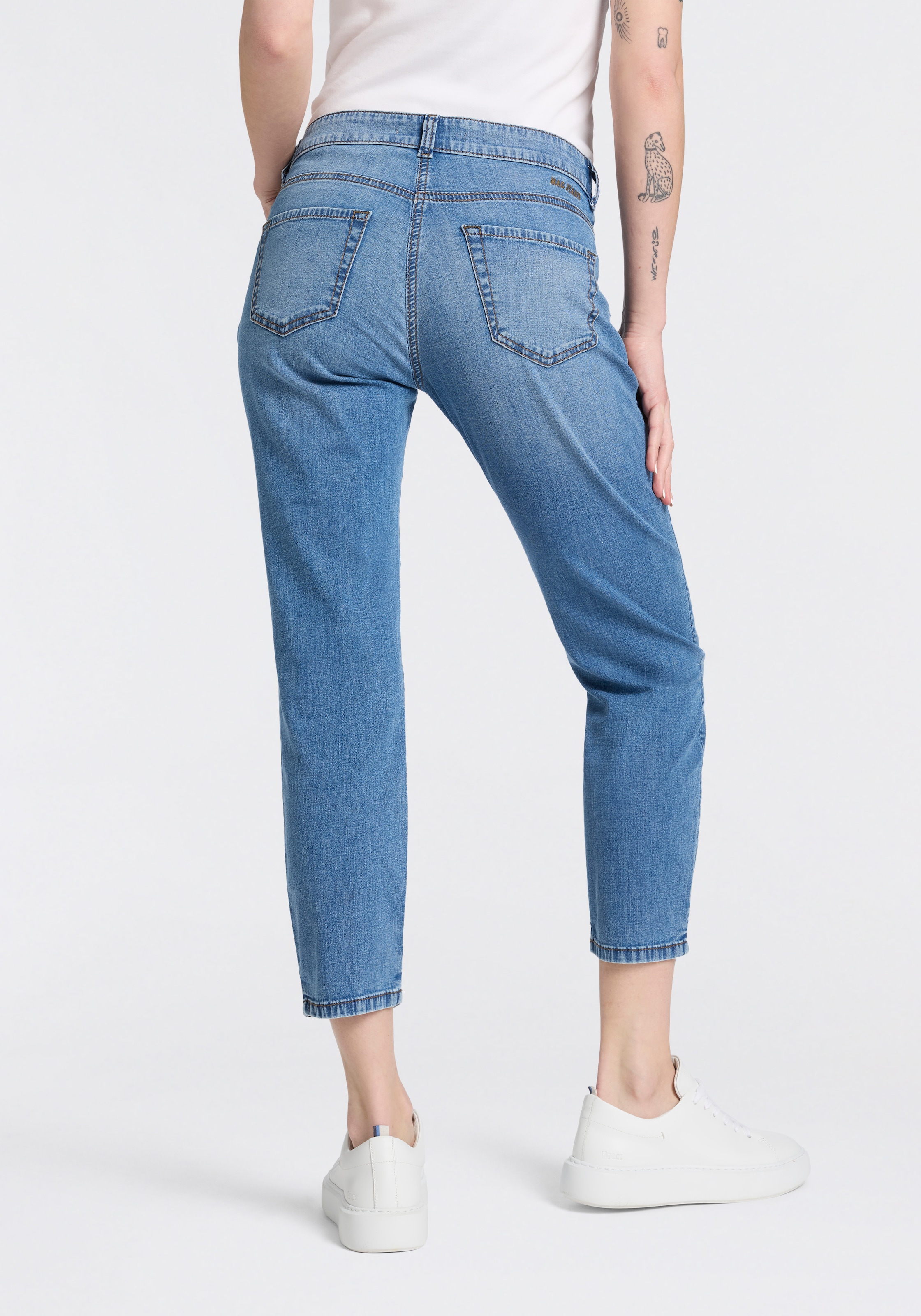 MAC Jeans cheville »Slim 7/8« coutures contrastées