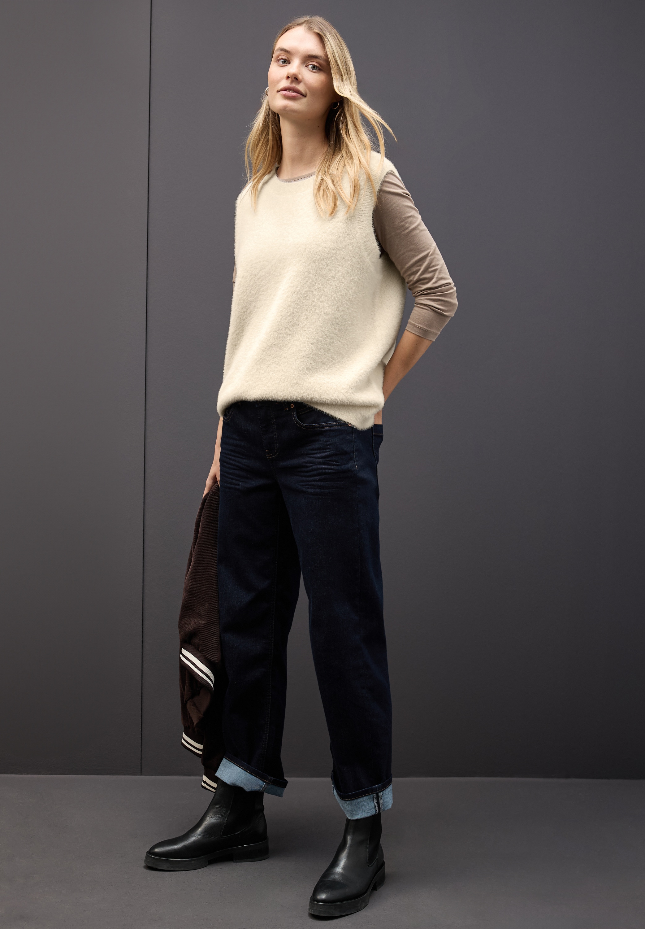 STREET ONE Pull-over aus kuschelig weicher Qualität, Regular Fit