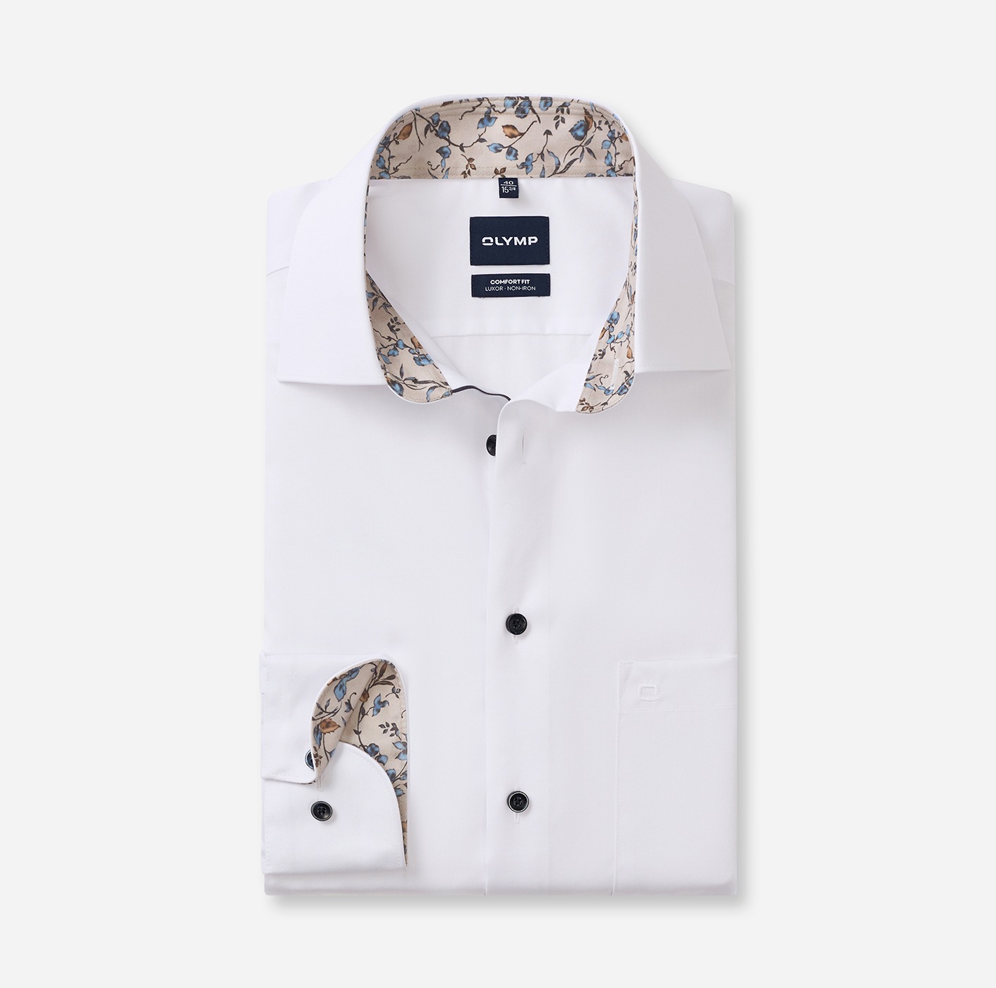 OLYMP Chemise à manches longues »Luxor« chemise business, col New Kent, coupe confort