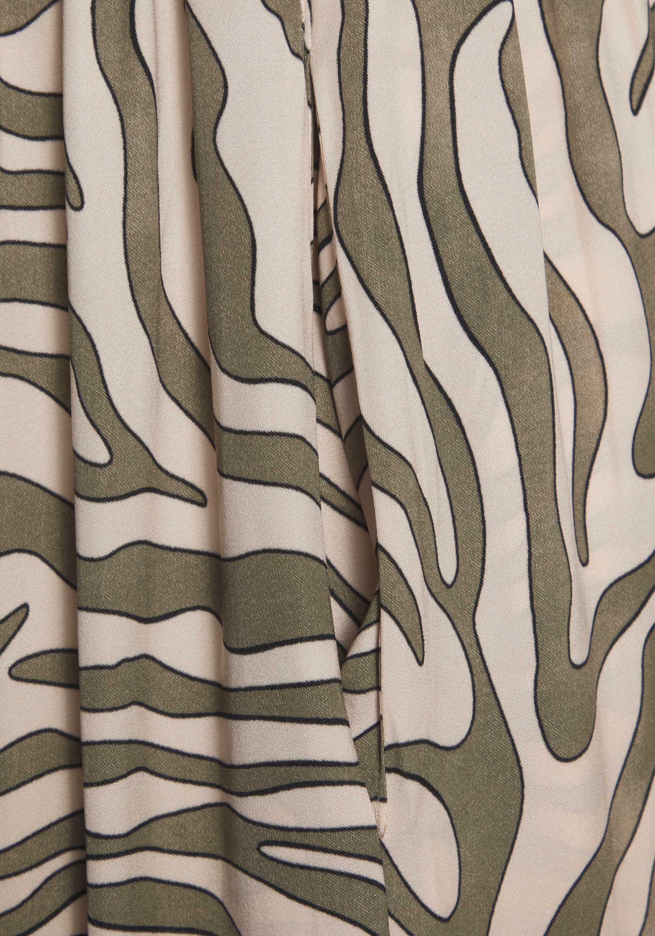 LASCANA Bandeaukleid Seitennahttaschen mit Animaldruck, schulterfreies Maxikleid, Sommerkleid mit Taschen