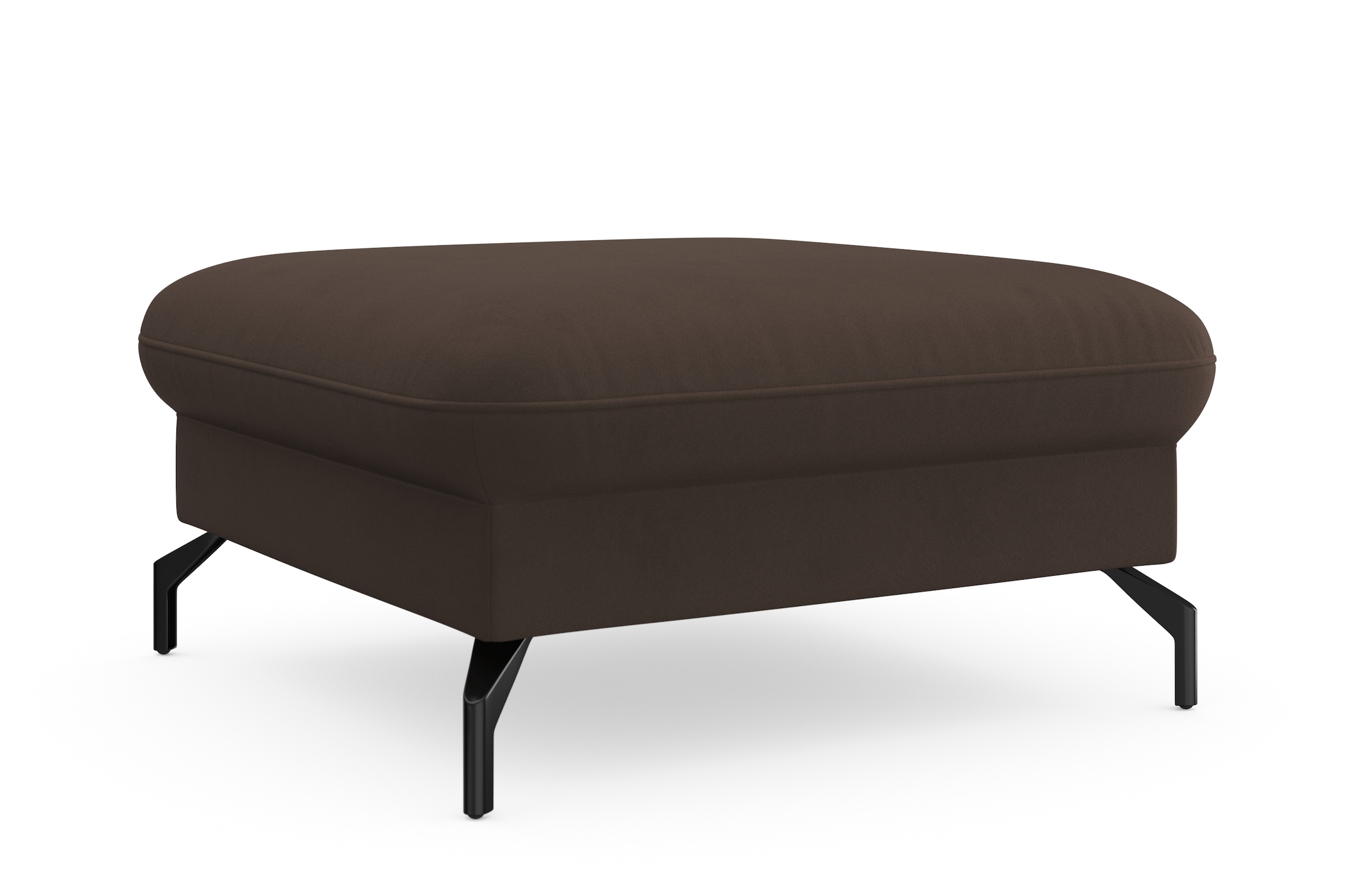 sit&more Hocker »Fashion« inklusive Federkern, mit hochwertigen, schwarzen Metallfüssen