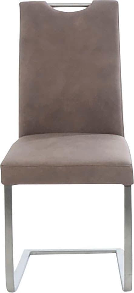 K+W Komfort & Wohnen Chaise cantilever »6194« () avec poignée pratique en haut du dossier, structure en acier inoxydable