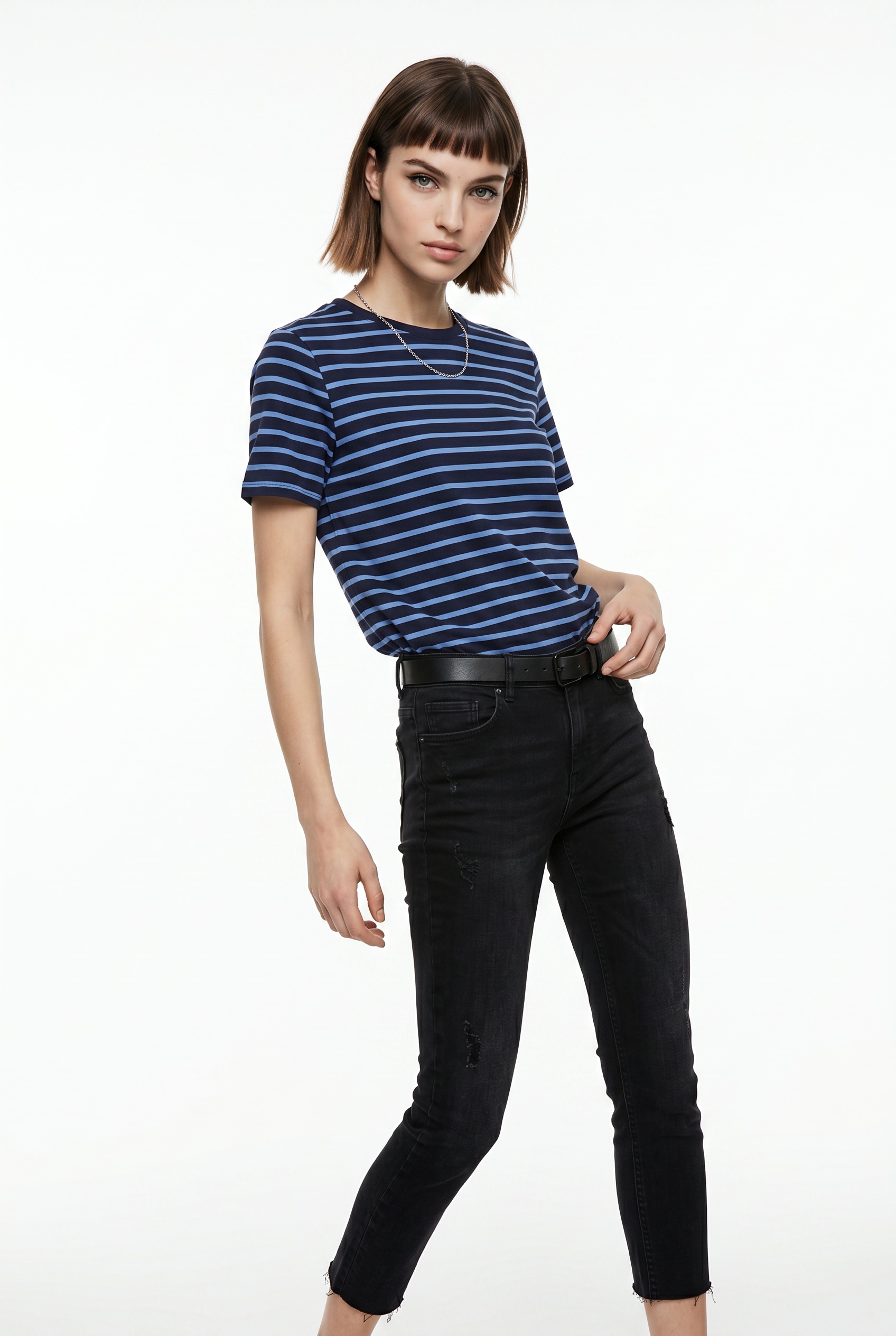 ONLY CARMAKOMA Shirt à col rond »CARBLOOM LIFE S/S TOP JRS«