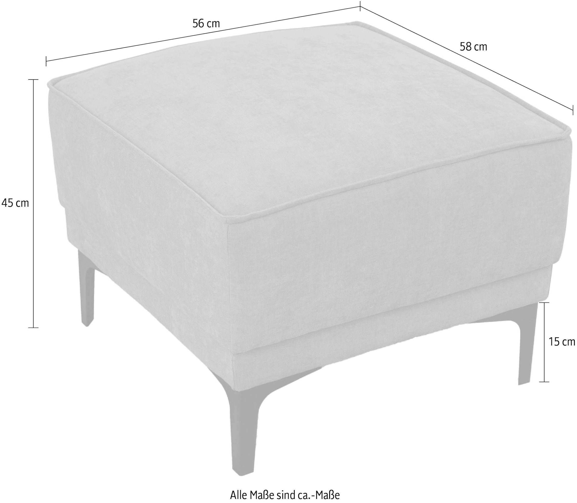 PLACES OF STYLE Tabouret rembourré »Oland« passend zur Serie OLAND