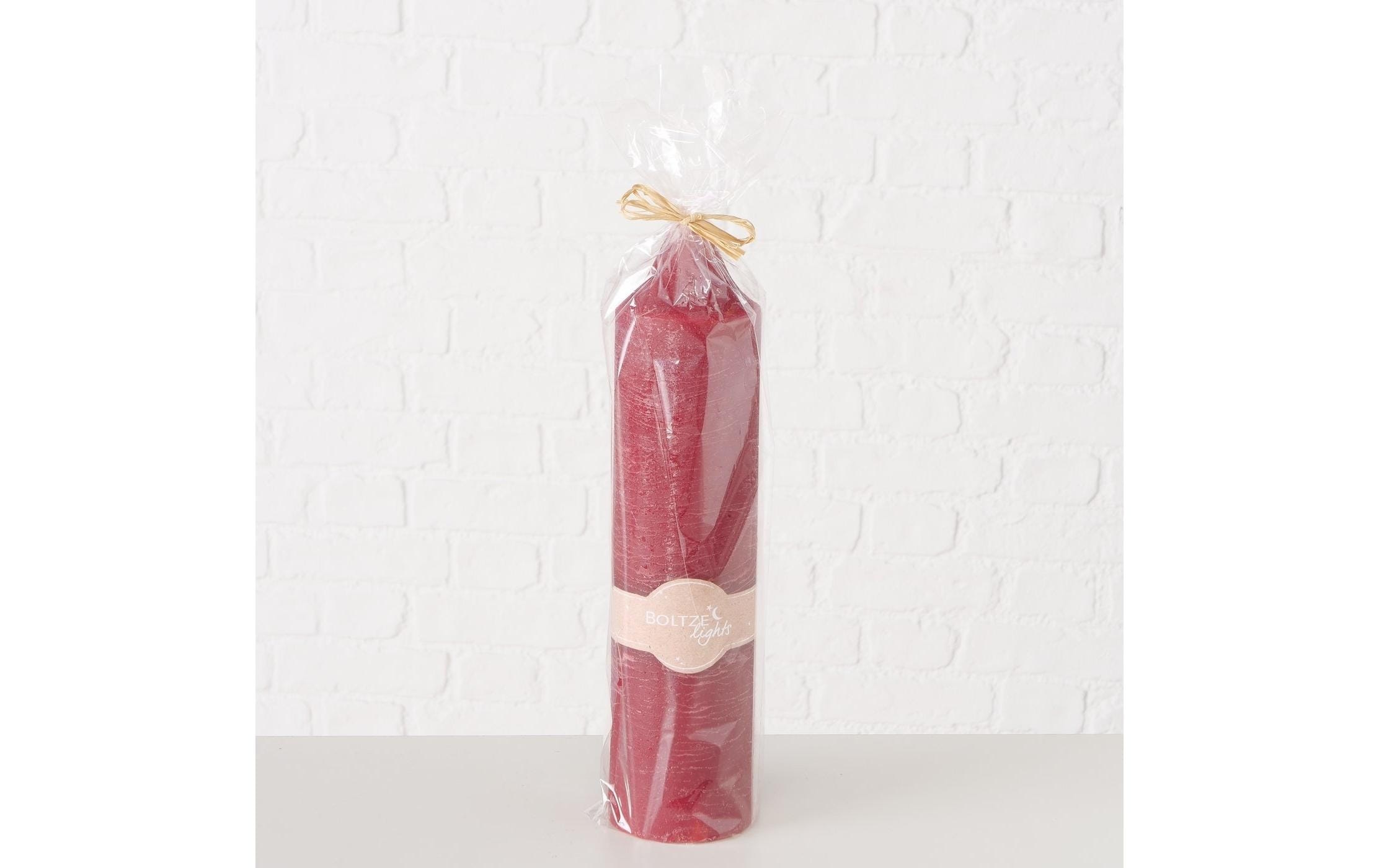 BOLTZE Stumpenkerze »Church Rustic 38 x 9 c«