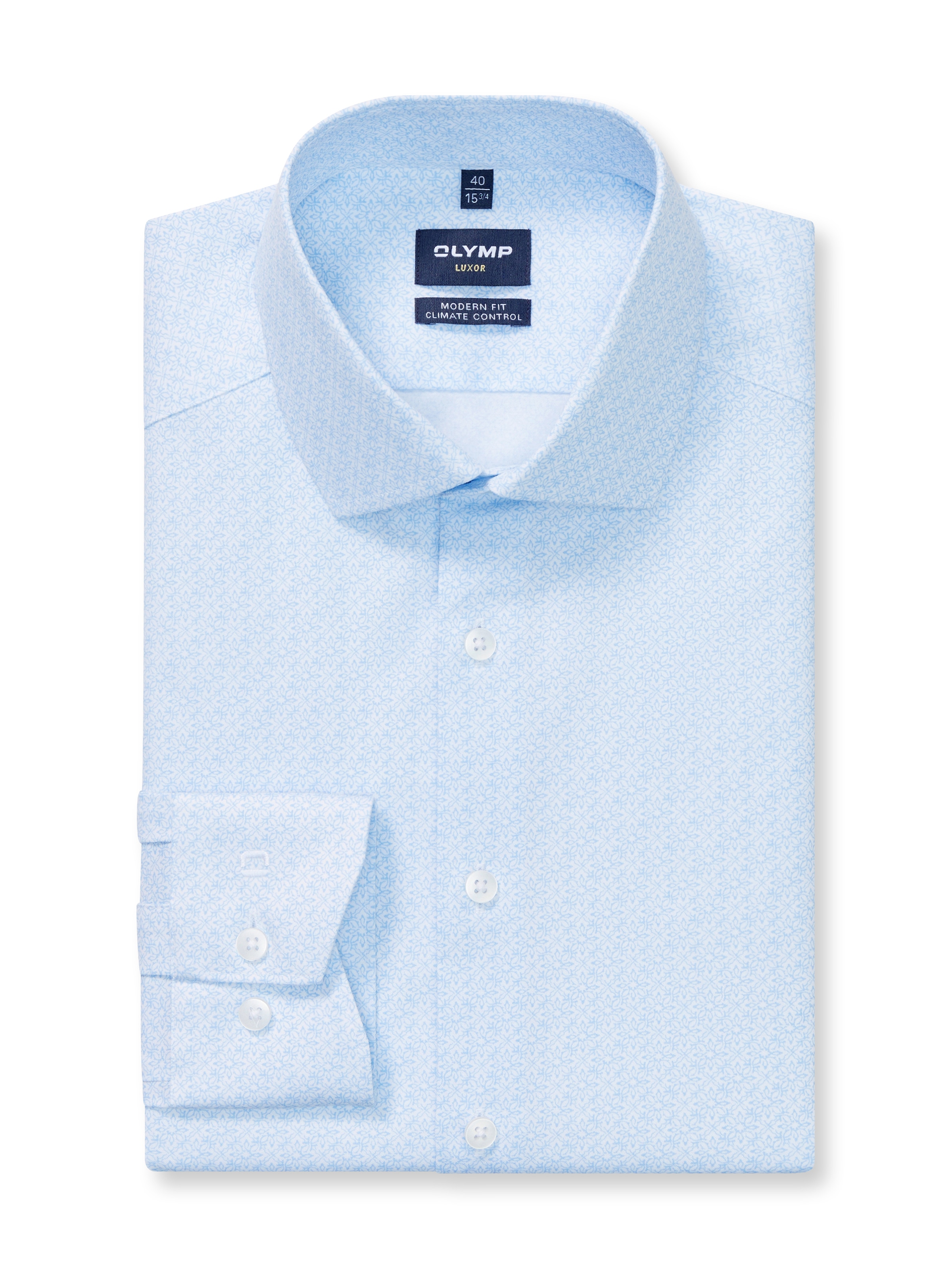 OLYMP Chemise à manches longues »24/Seven - Luxor« Climate Control, modern fit, Businesshemd, Global-Kentkragen, dehnbar