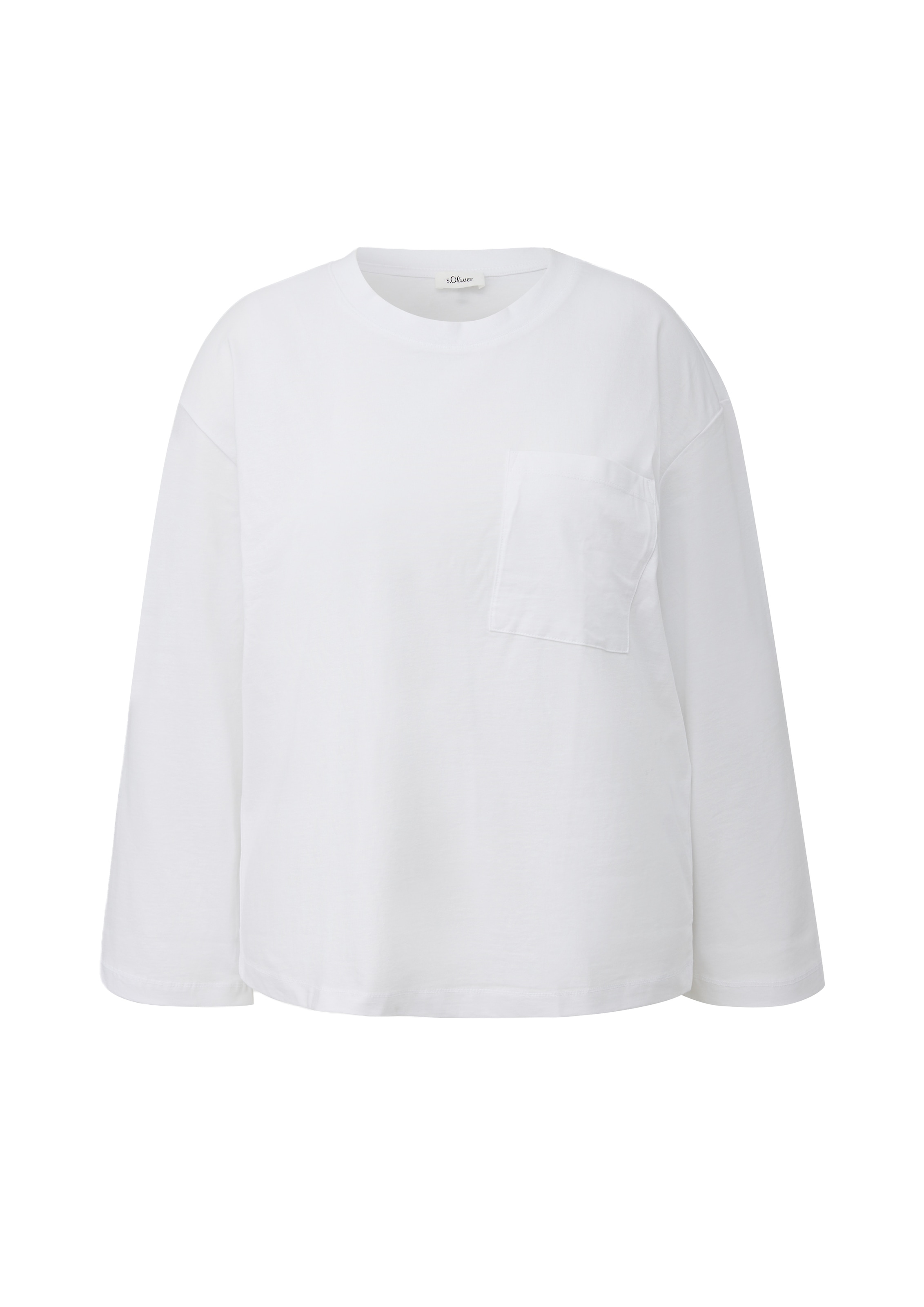 s.Oliver CURVE T-shirt à manches longues mit Rundhals / Grosse Grössen
