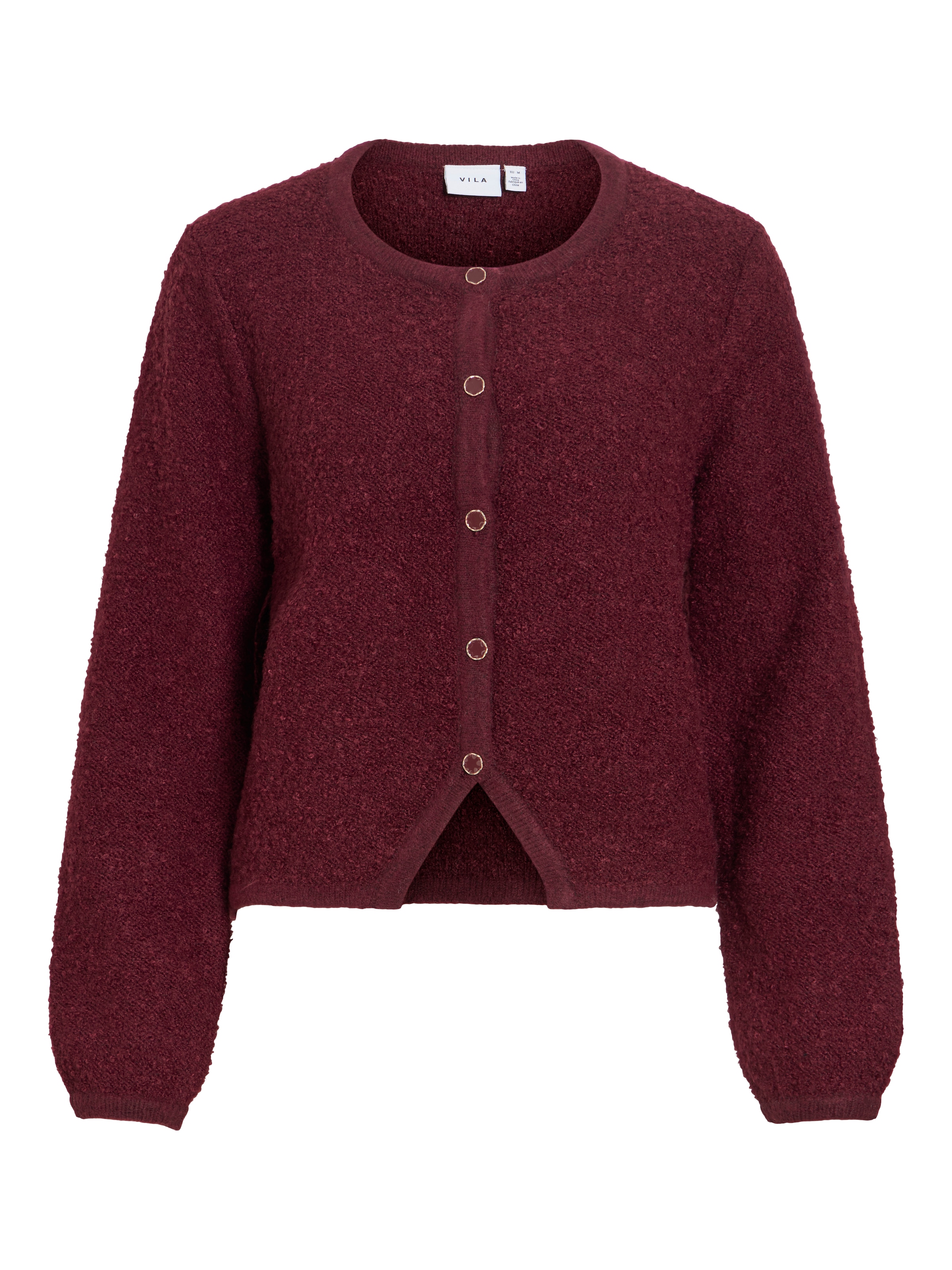 Vila Veste en tricot »VIPIGGA O-NECK L/S KNIT JACKET NOOS« mélange de matériaux