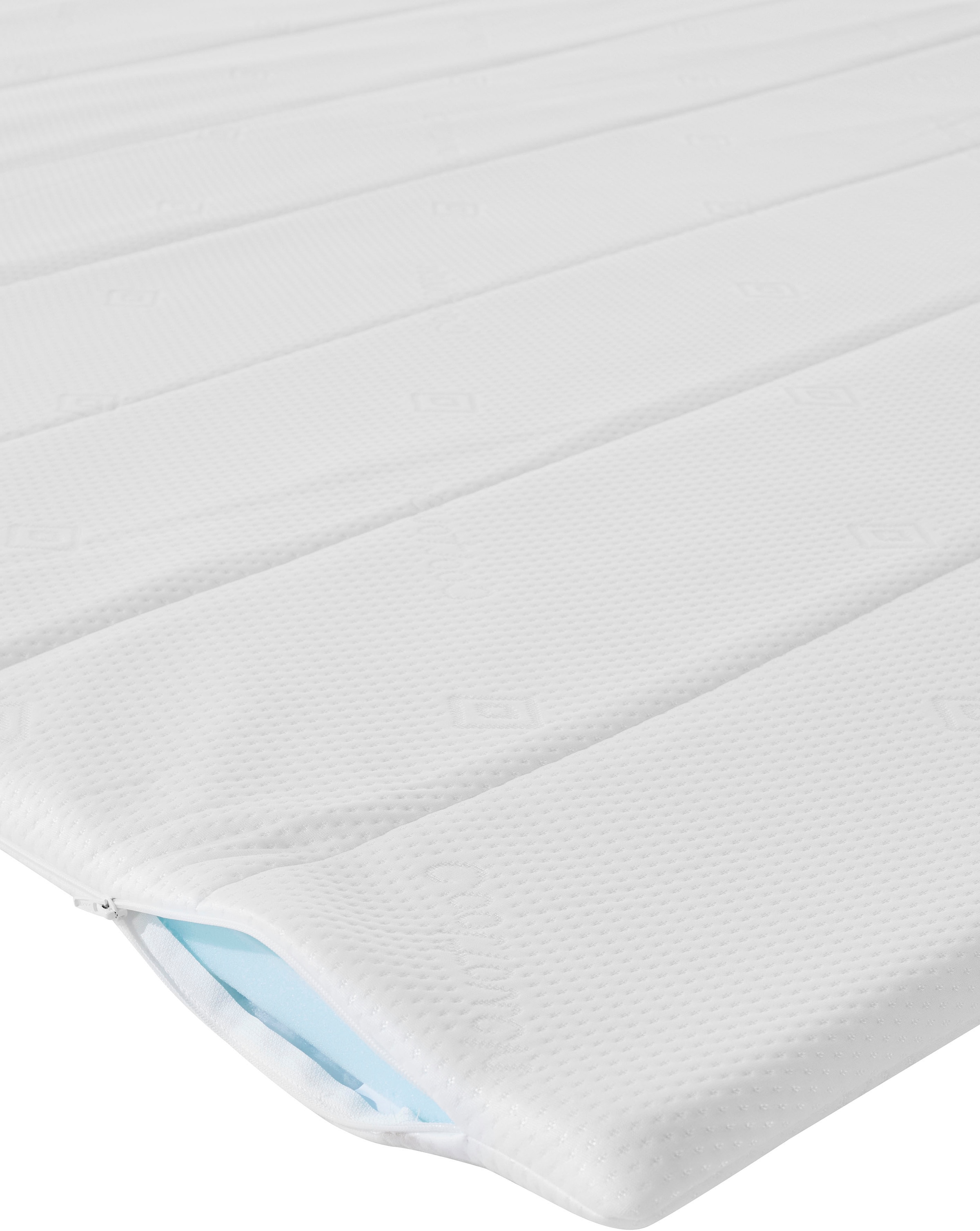 Home affaire Lit de boxe »Luan« Schubkästen, LED-Beleuchtung und Topper, in Breite 120 cm und 180 cm