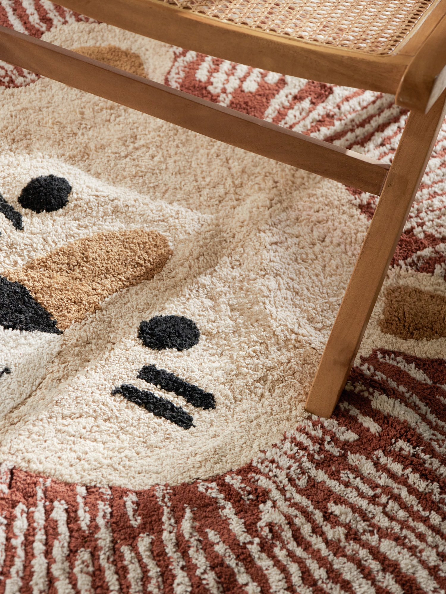 HANSE Home Tapis pour enfants »Leander« Rectangulaire 10 mm Höhe lavable, fait main, doux, antidérapant, tapis de jeu pour chambre d'enfant