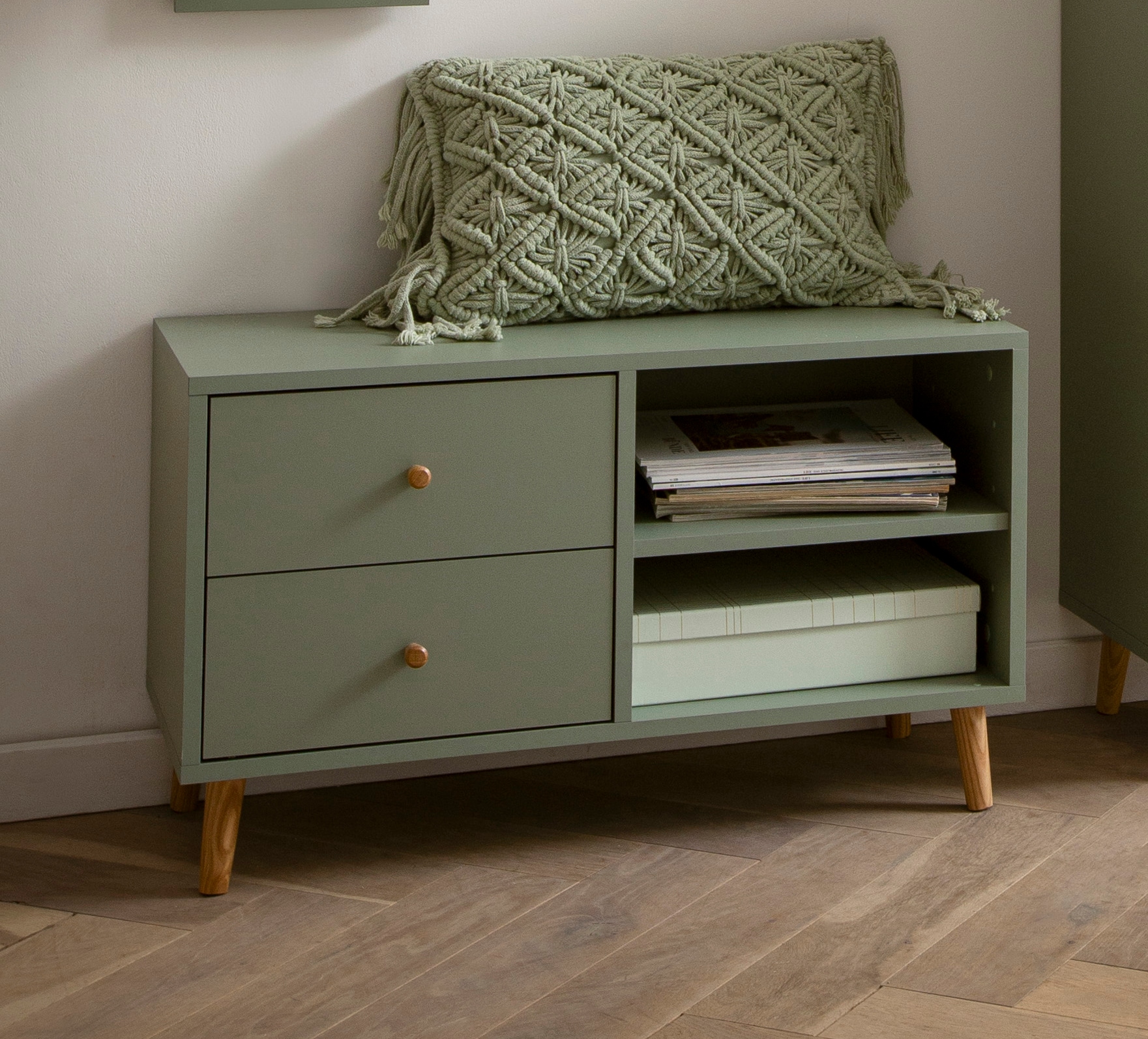 Schildmeyer Banc »Bjarne, Bank, melaminharzbeschichtet, Made in Germany, B: 78,9 cm« Fabrication solide - Ce produit est fabriqué en Allemagne