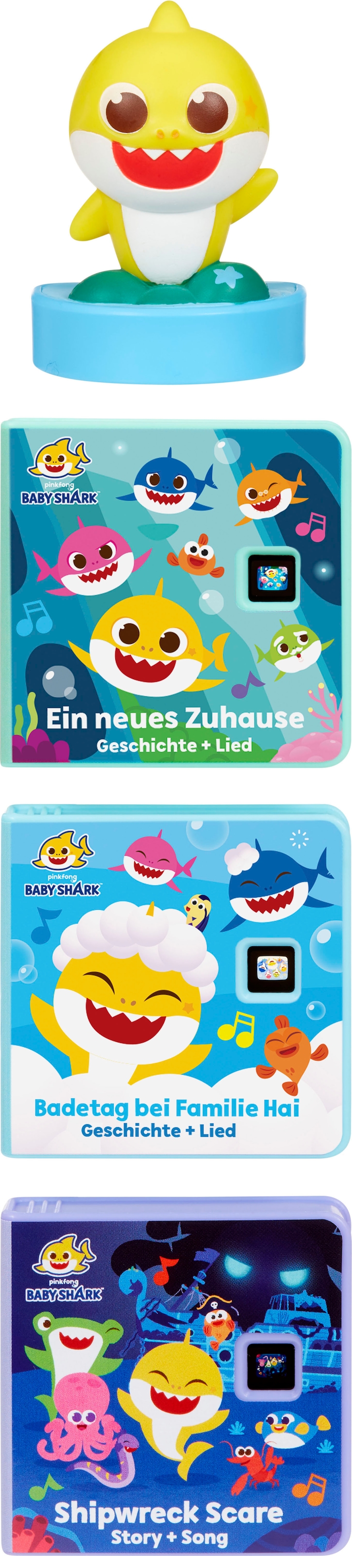 Little Tikes® Hörspielkassette »Story Dream Machine, Grosser Hai, Kleiner Hai Familien-Kollektion« passend für Story Dream Machine