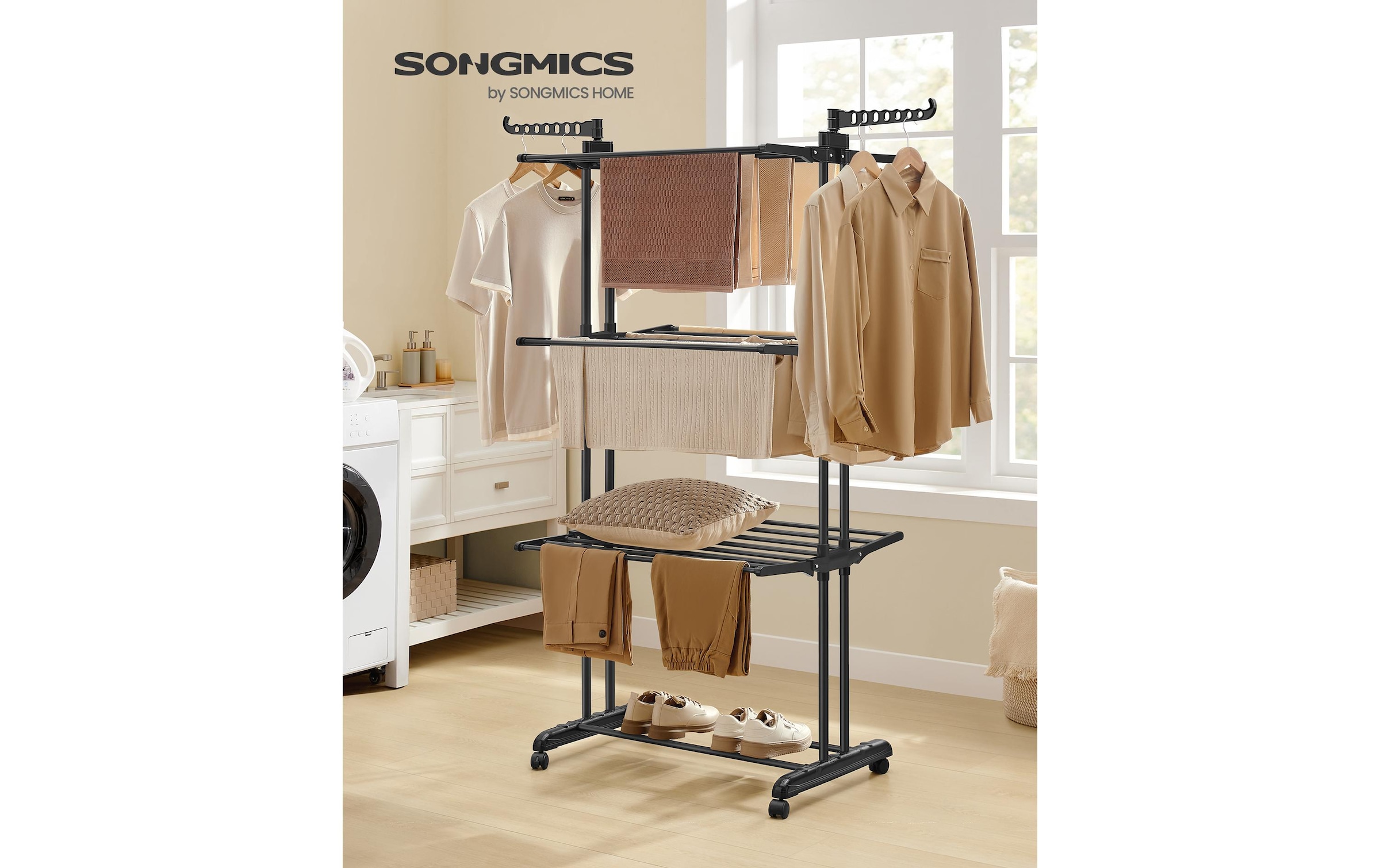 SONGMICS Wäscheständer