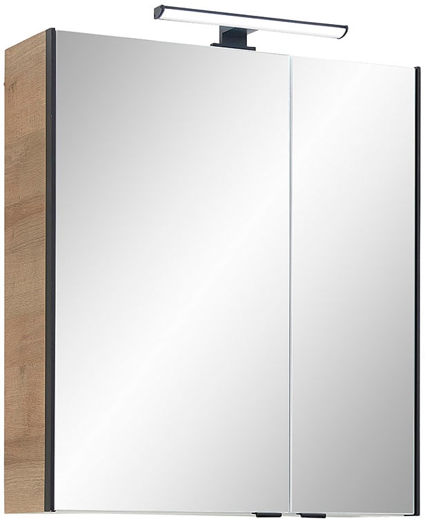 Saphir Ensemble de meubles de salle de bain »Quickset 395 4-teilig, Waschbeckenunterschrank mit LED-Spiegelschrank« 4 cuis tlg.