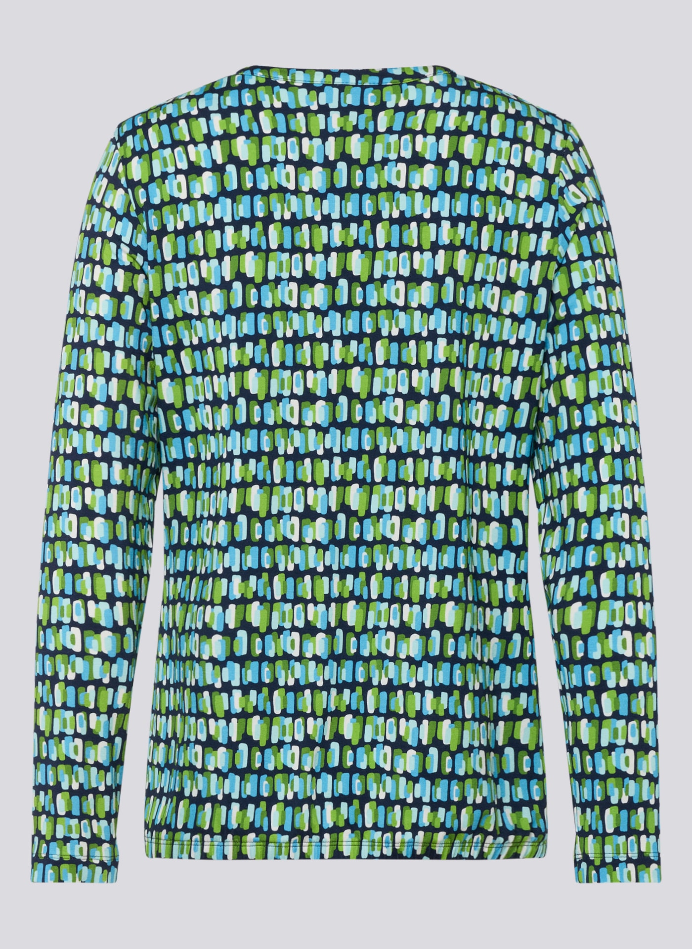 Rabe T-shirt à manches longues mit grafischem Muster
