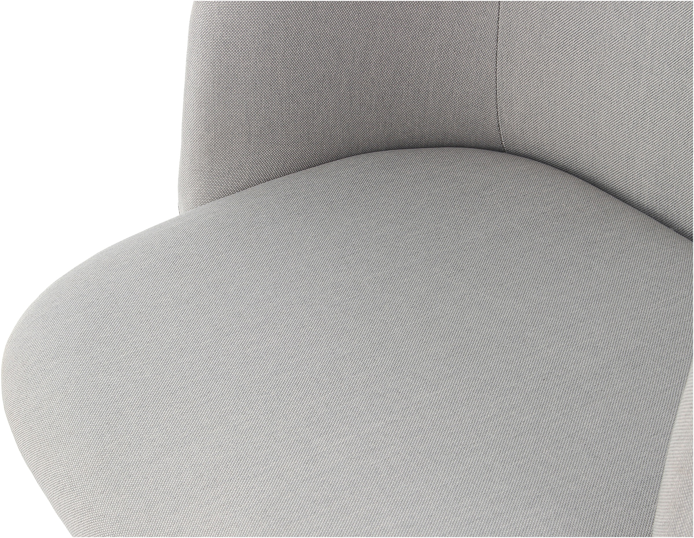 Kayoom Chaise rembourrée »Stuhl Celina 110 2er-Set Grau,samtweicher Bezug in moderner Farbgebung« (Set) 2 cuissamtweicher Bezug, bequem, zeitlos, Hingucker in jedem Wohnbereich