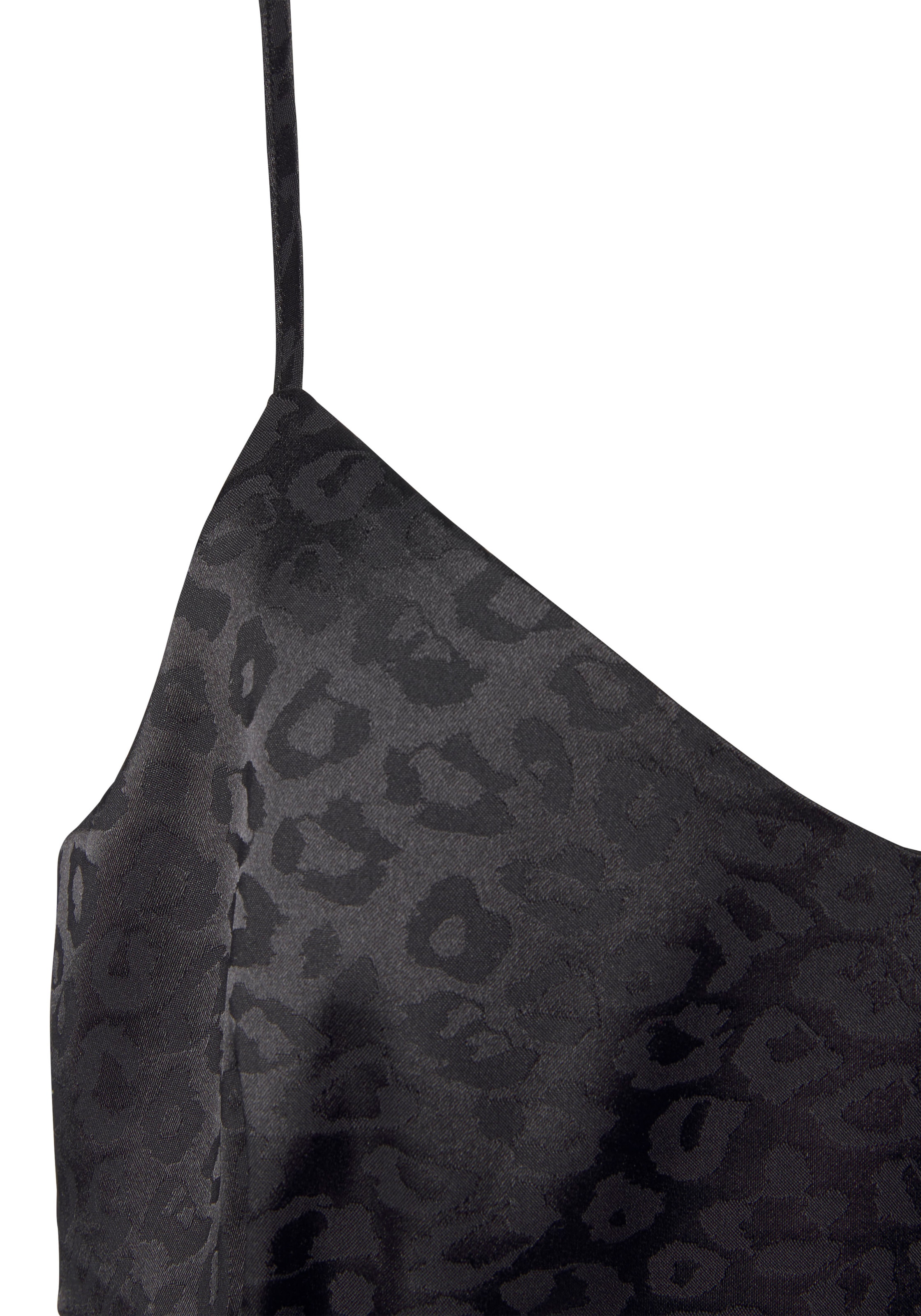 LASCANA Négligé mit Leo-Muster