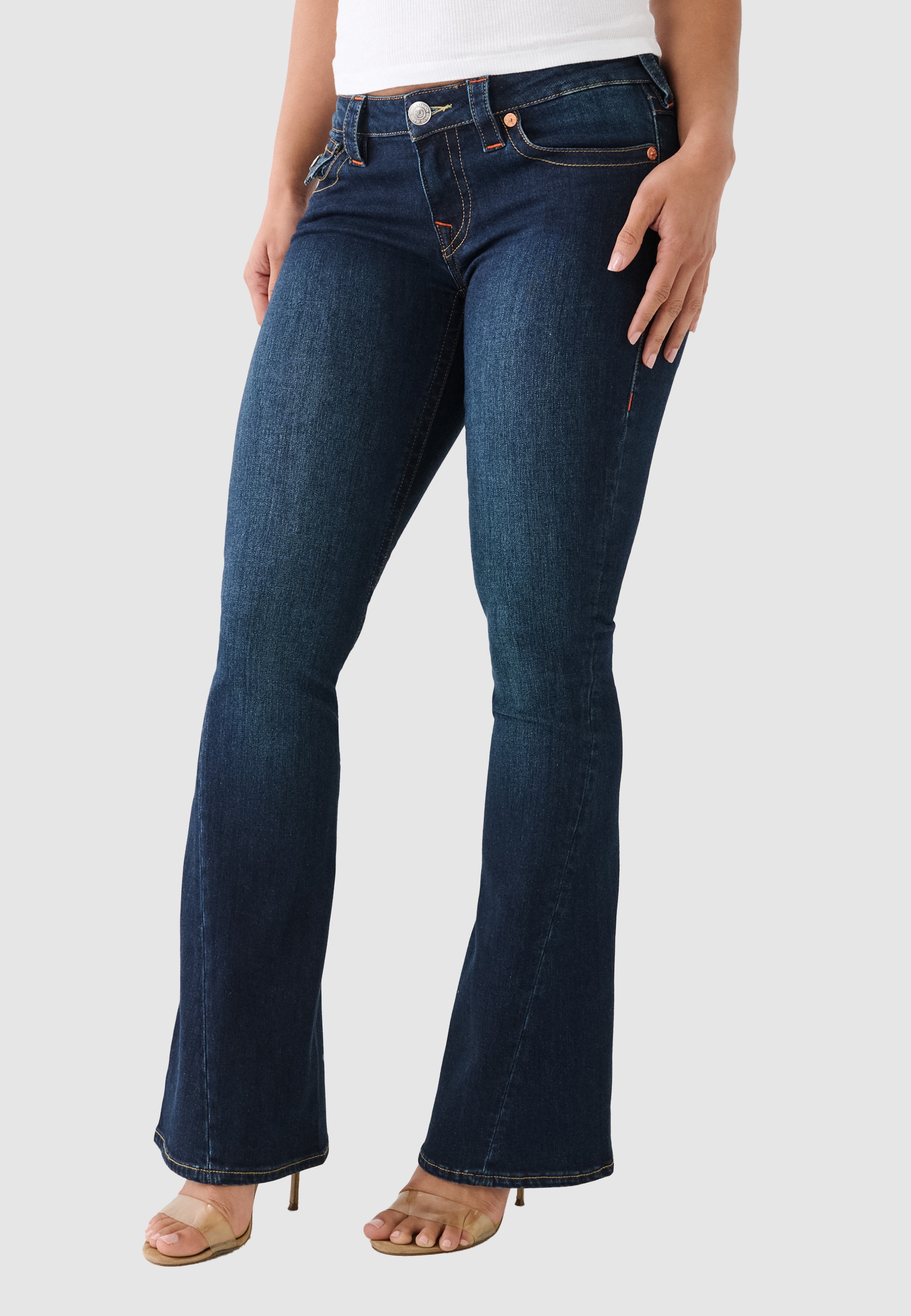 True Religion Jeans bootcut »JOEY LOW RISE FLARE« Mélange de coton, coupe évasée