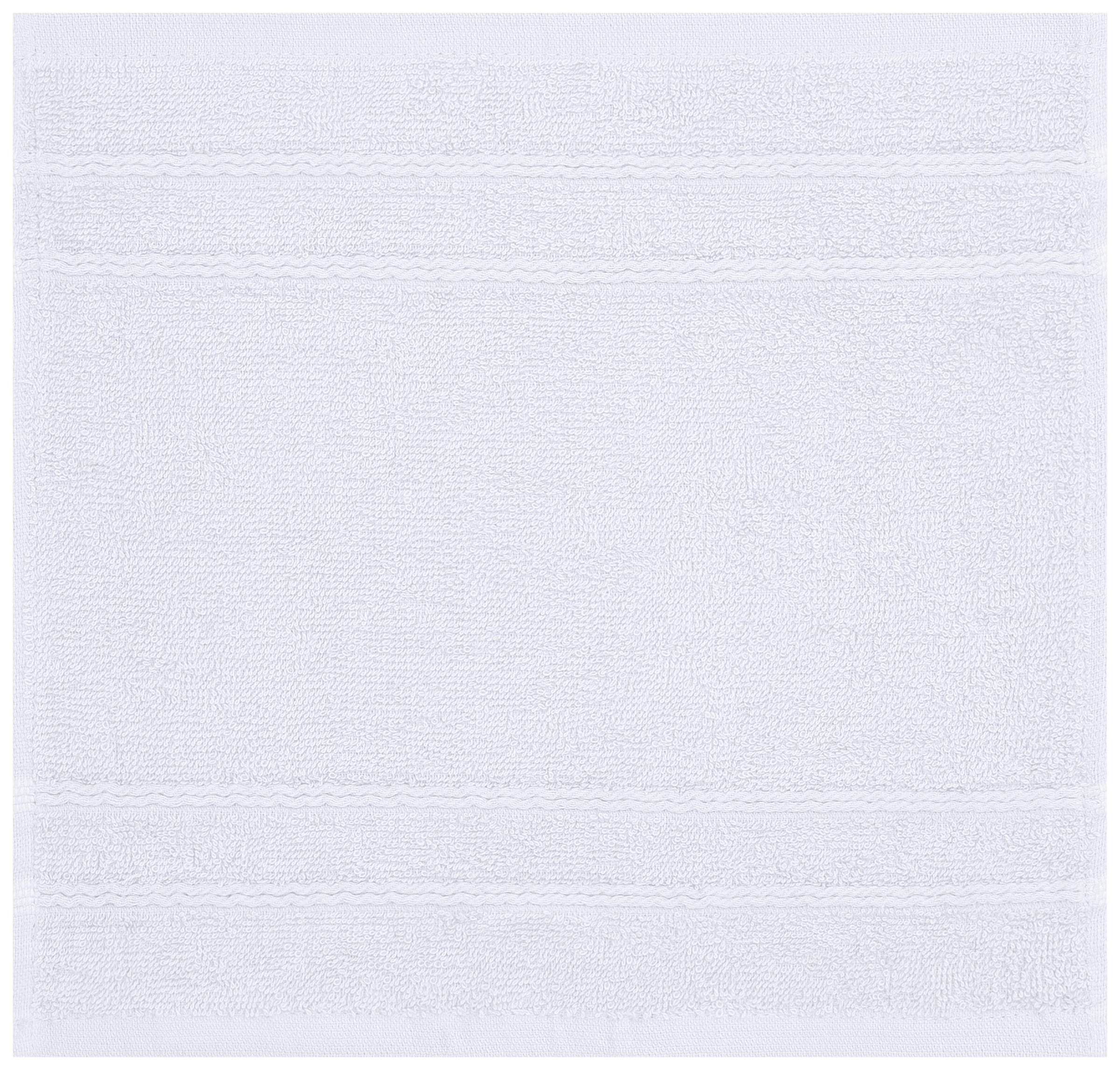 GOODproduct Set de serviettes »Inga, Duschtücher, Handtücher, Gästetücher, Seiftücher« Frottee en feutre Handtücher mit feiner Bordüre, 100% Baumwolle, einfarbig, weich