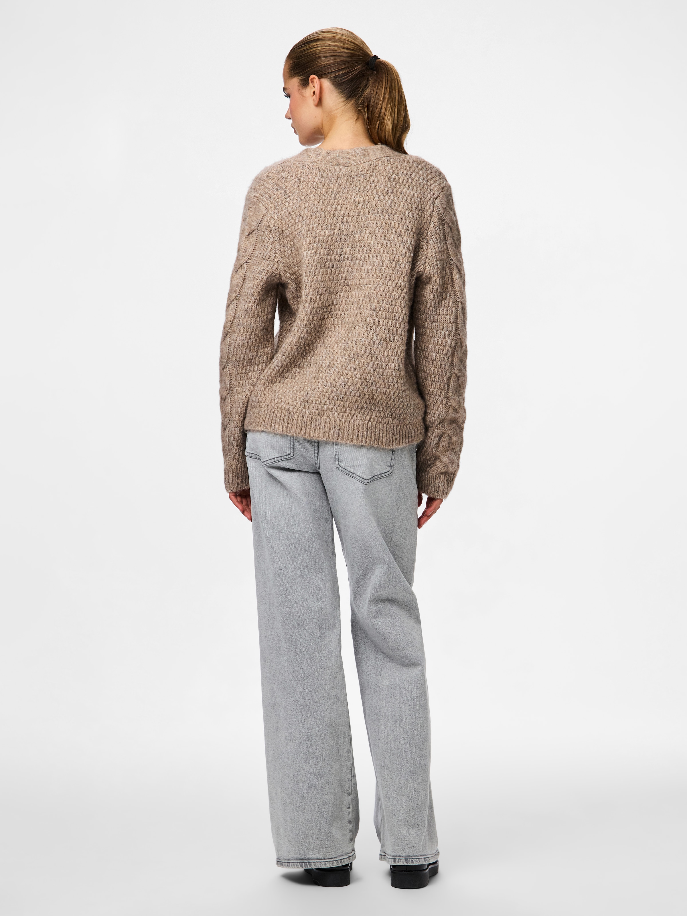 pieces Strickjacke »PCNINA LS V-NECK KNIT CARDIGAN NOOS BC«