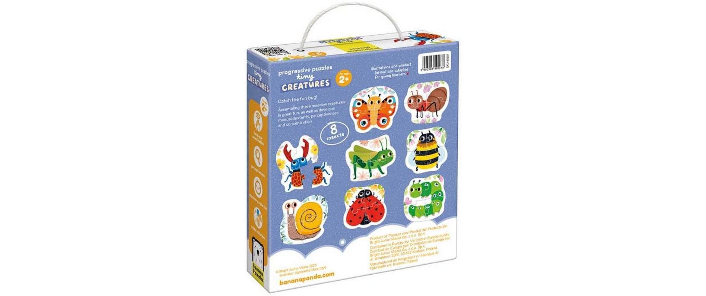   Puzzle »Banana Panda Progressive Tiny Creatures Pappe 32 Teile« Multilingue